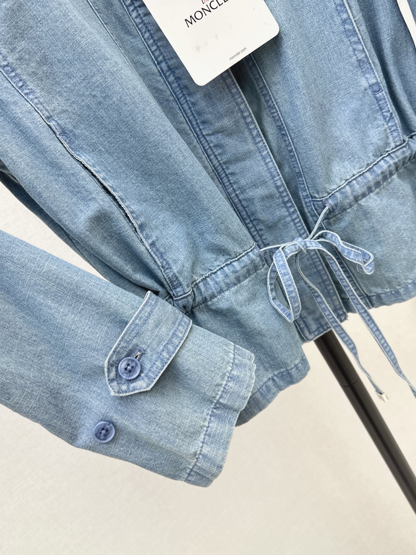Monc 26fw drawstring denim jacket