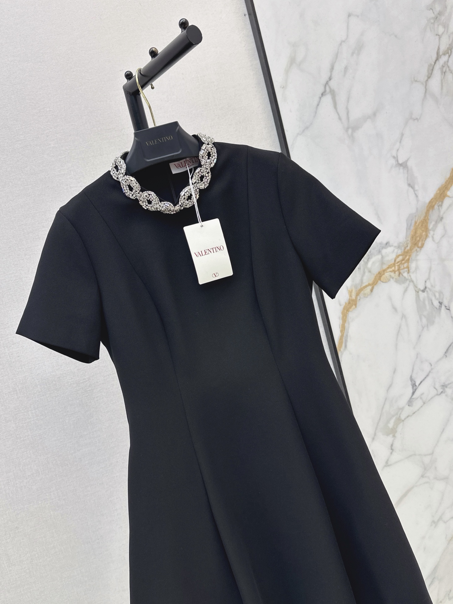 Valen 26fw rhinestone dress
