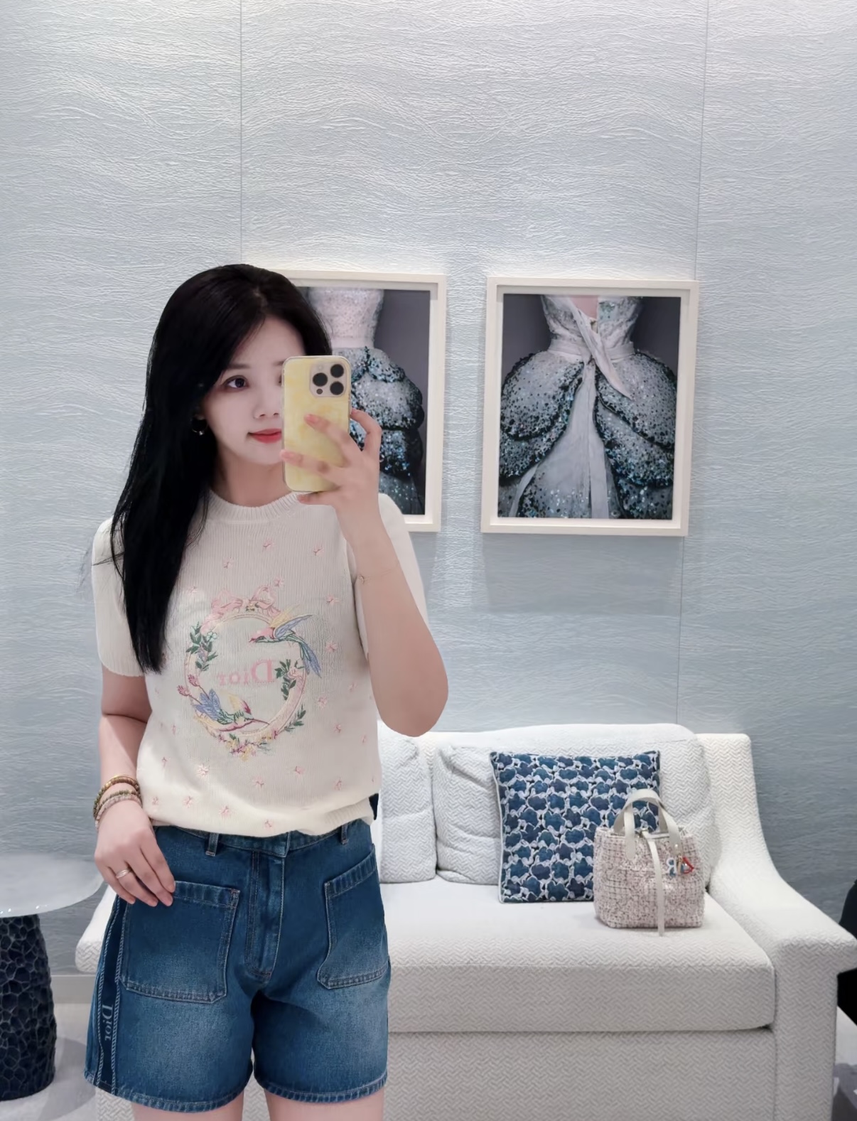 CD 26fw embroidery sweater