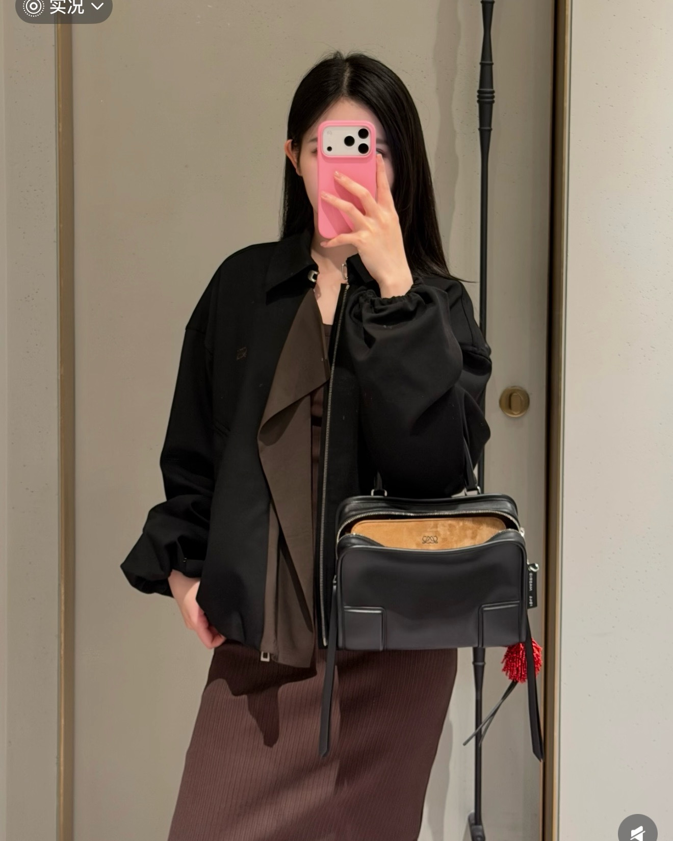 Loe 26fw ribbon jacket