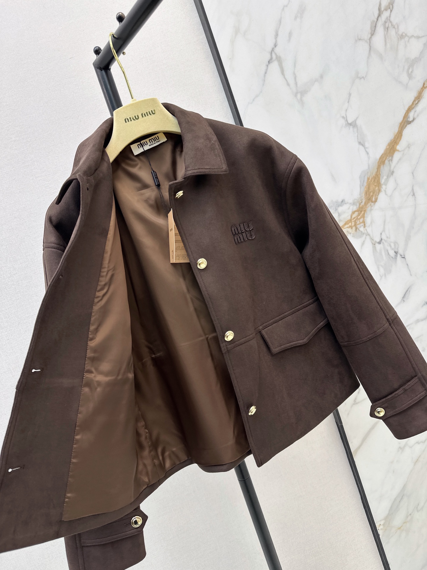 Miu 26fw collared jacket