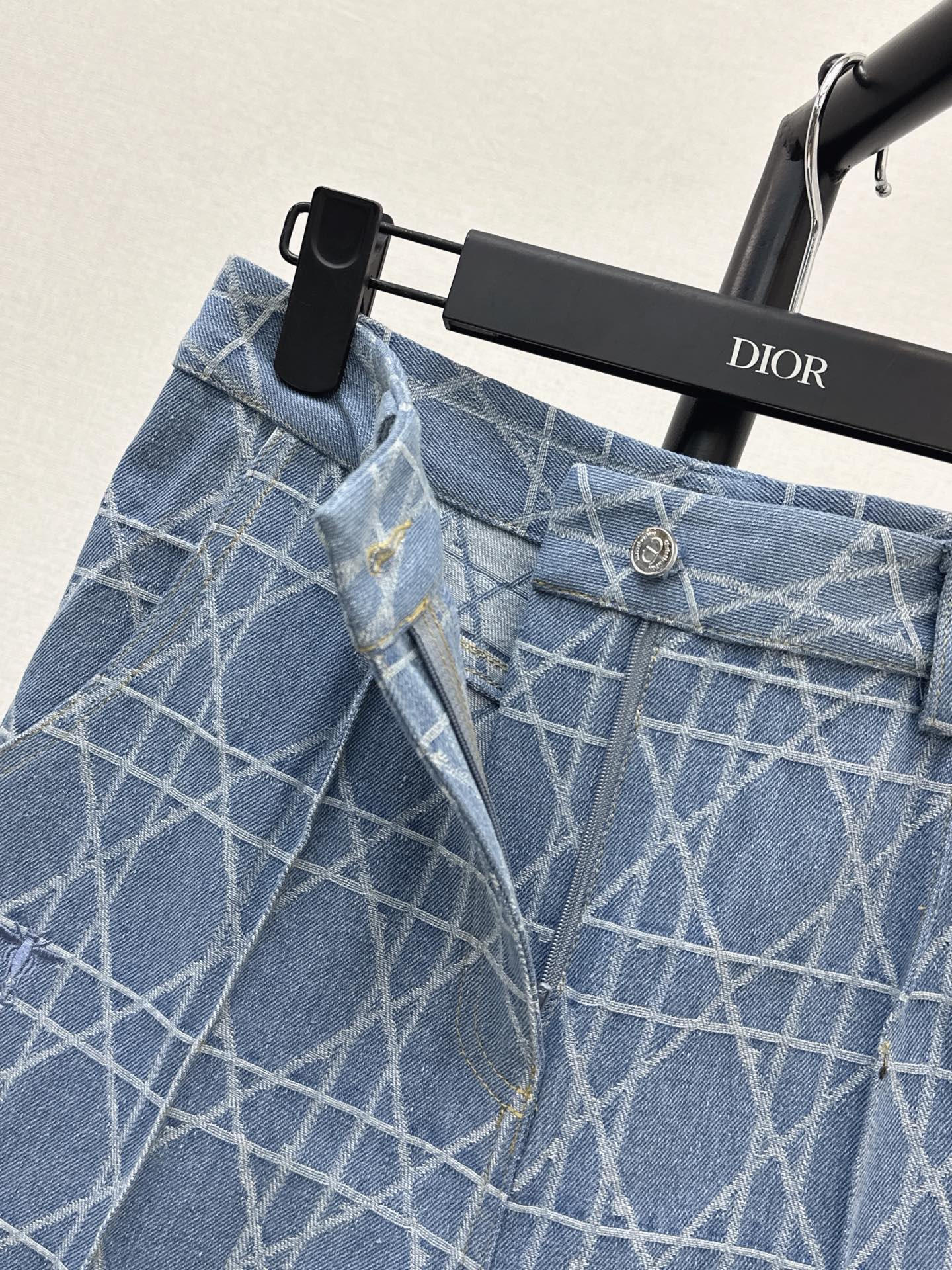 CD 26fw jacquard flared jeans