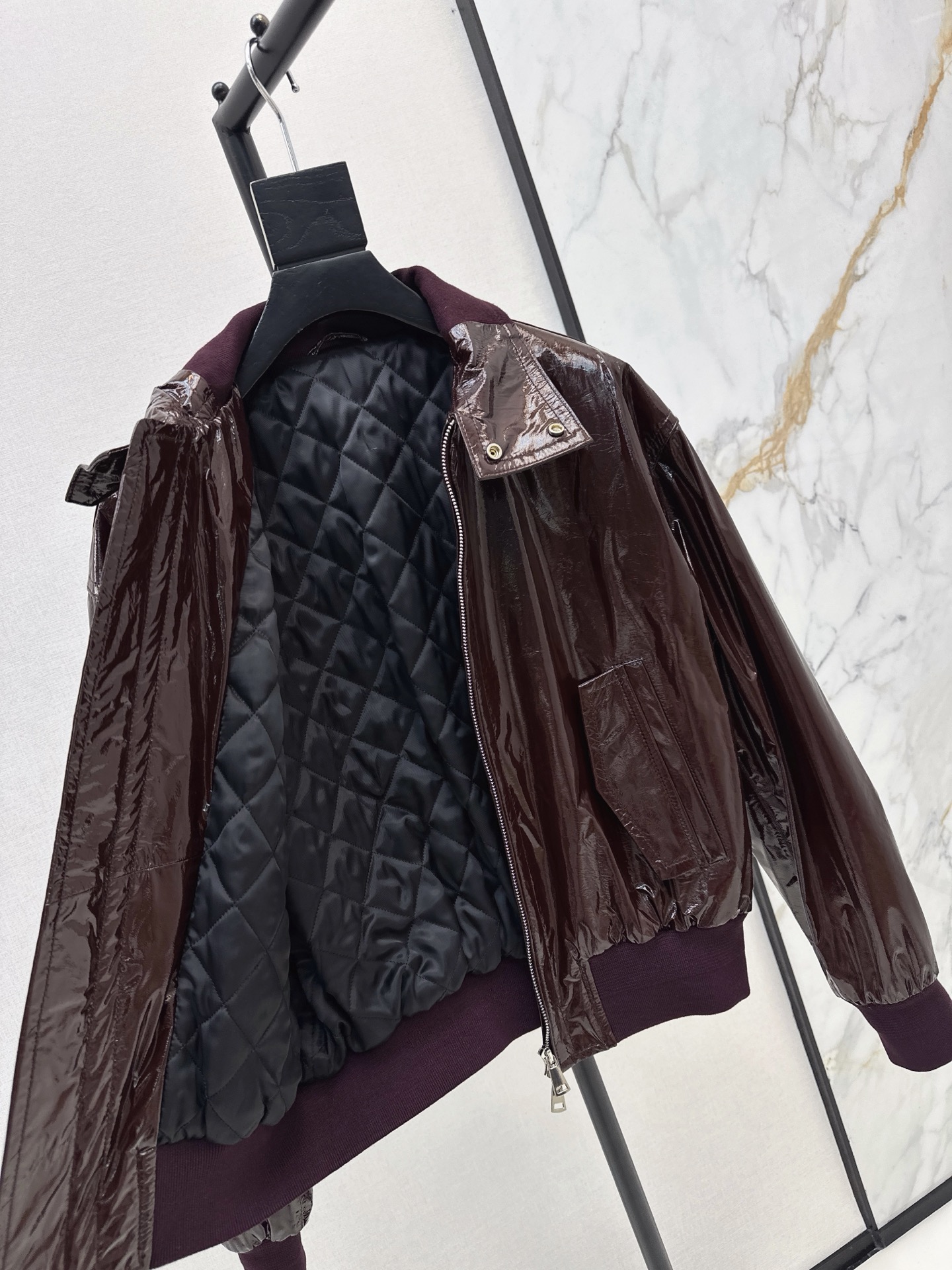 Sain 26fw leather jacket