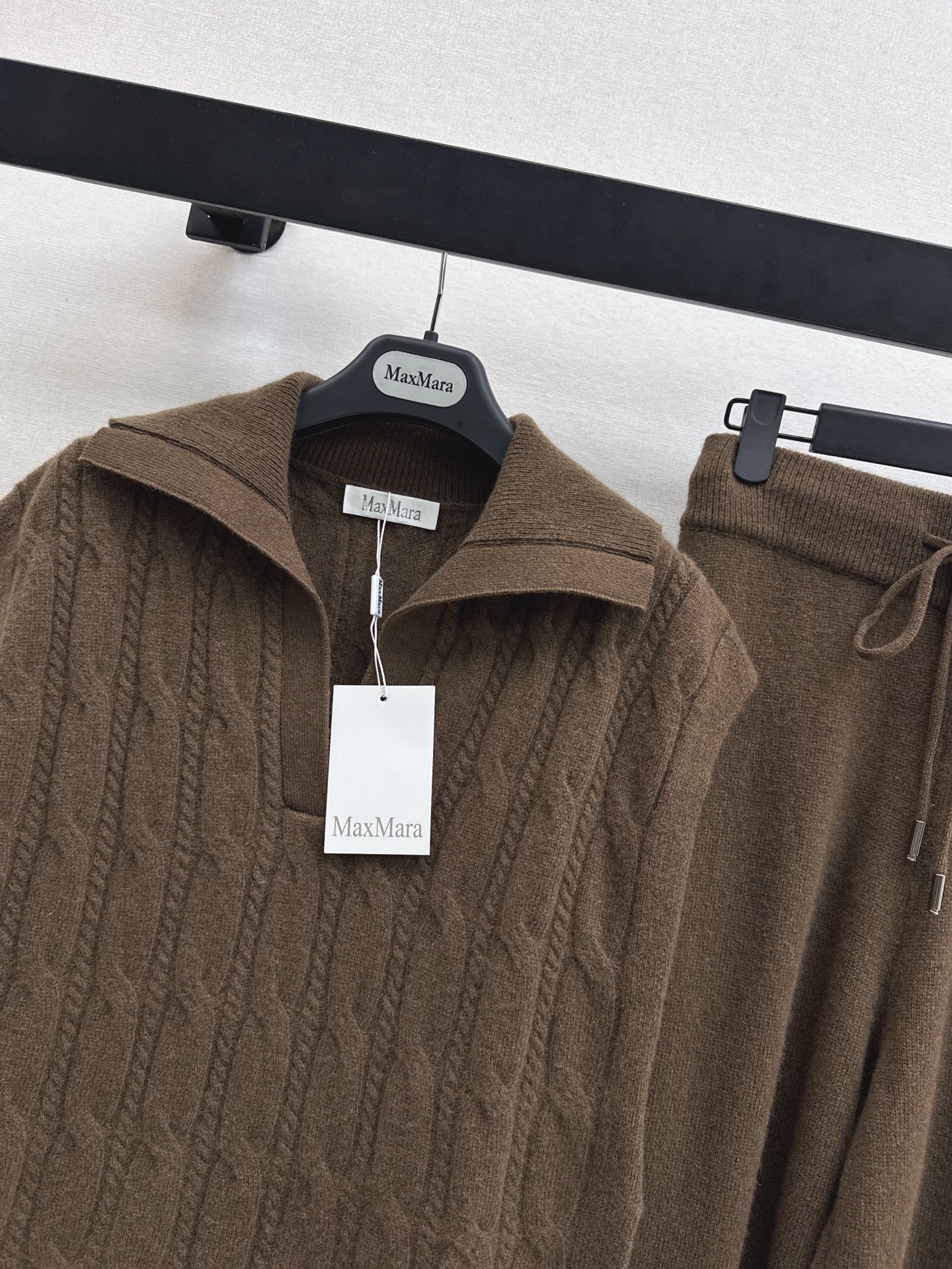 Max 26fw wool vest pants sets