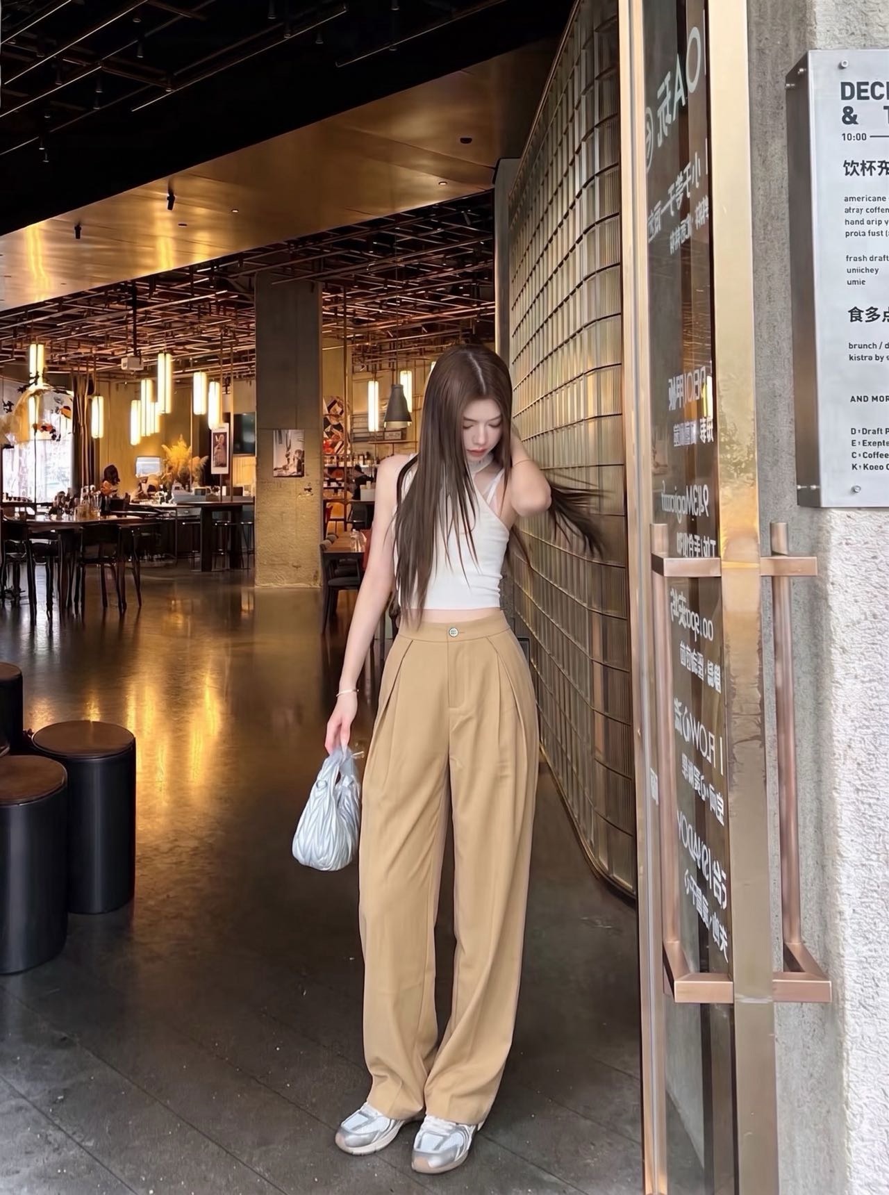 Miu 26fw wied-leg pants