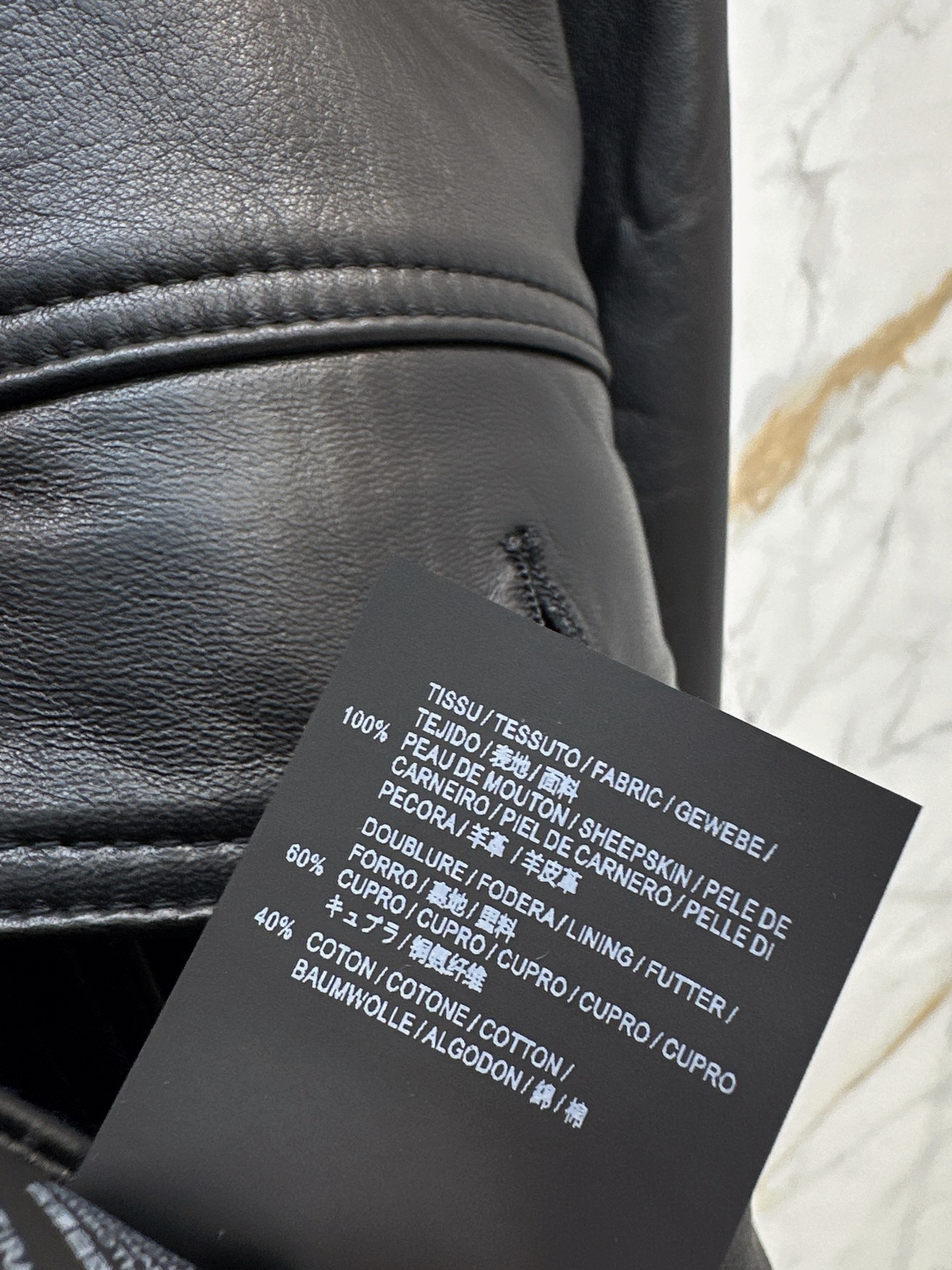 Loe 26fw Leather-Effect Trucker Jacket
