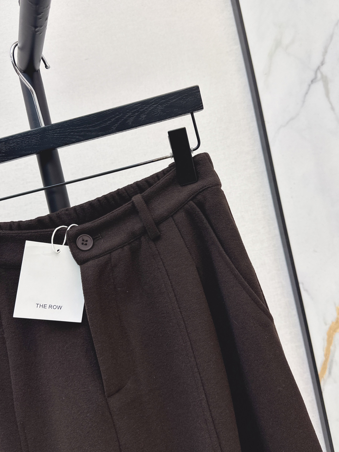 Brun 26fw heavyweight wide-leg pants sets