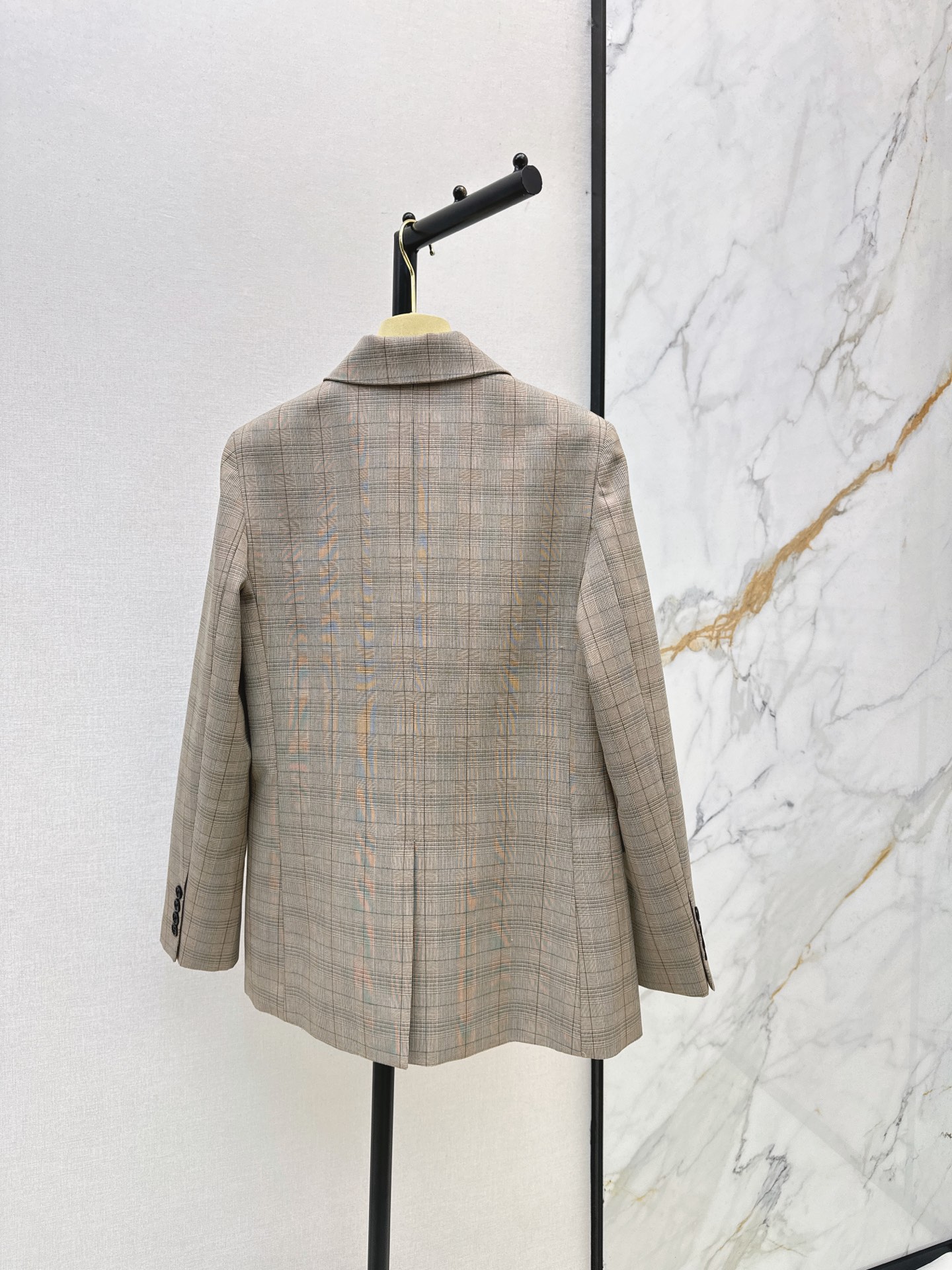 Miu 26fwcheck blazer