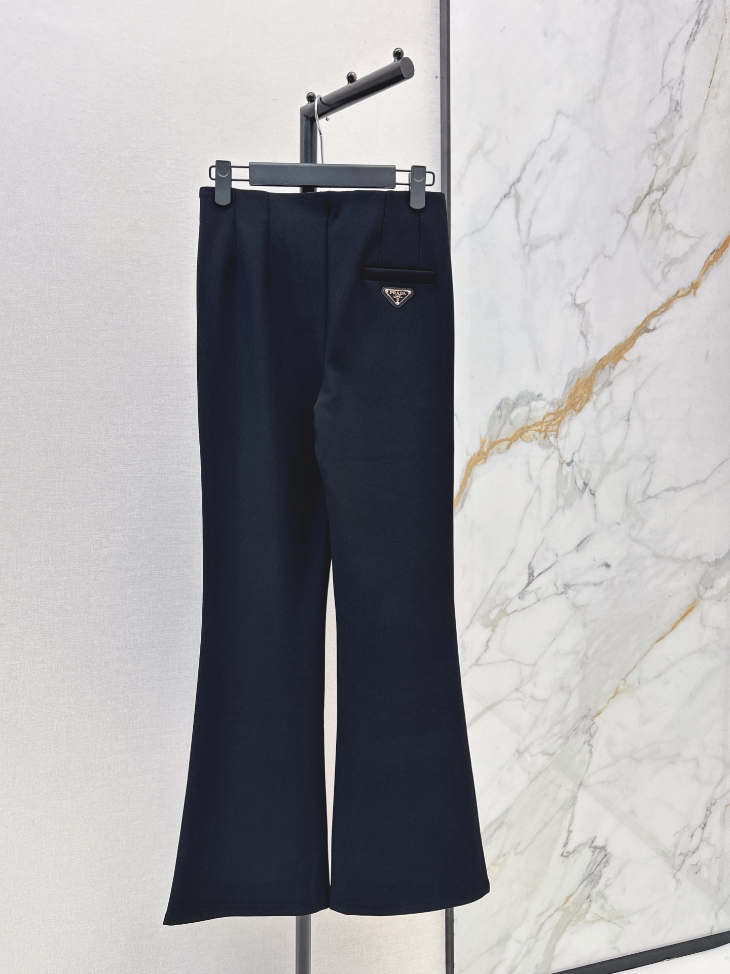 Pra 26fw high-waist flared pants