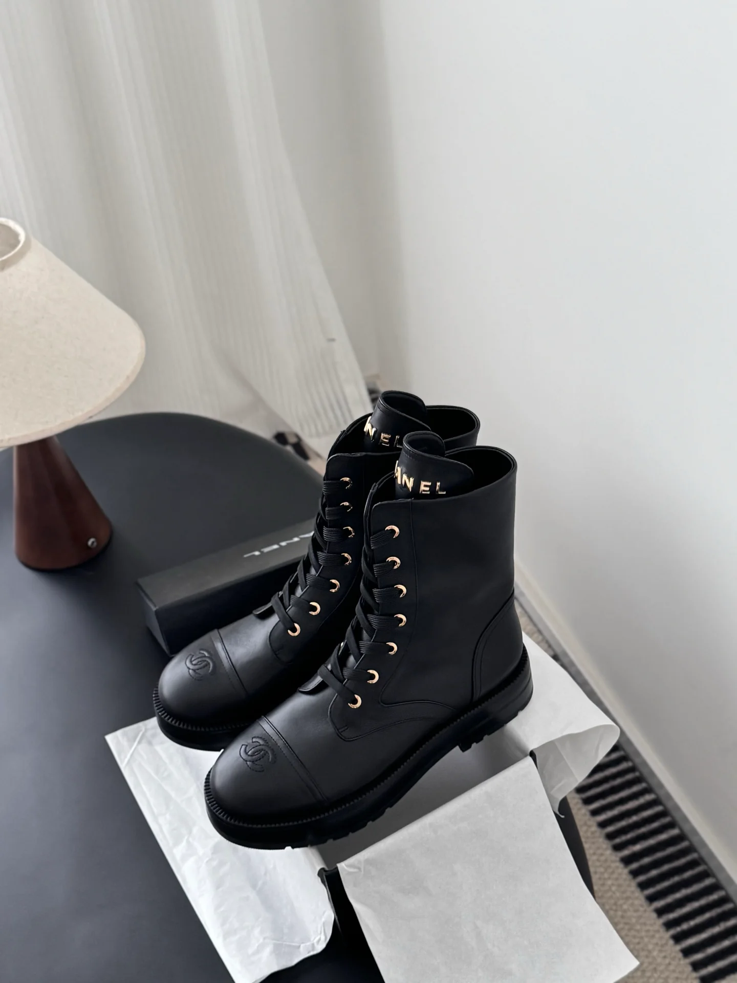Chan 25fw ankle boots