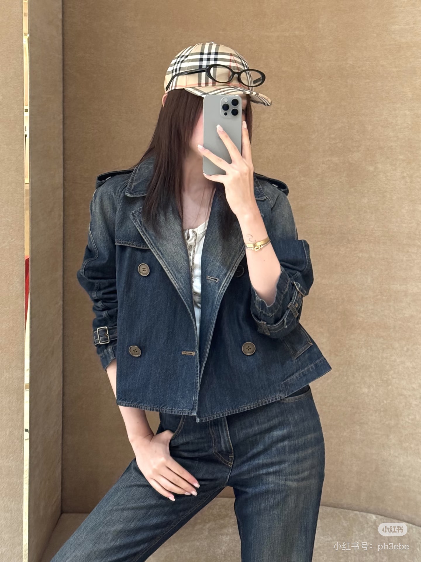 Burb 26fw denim trench coats
