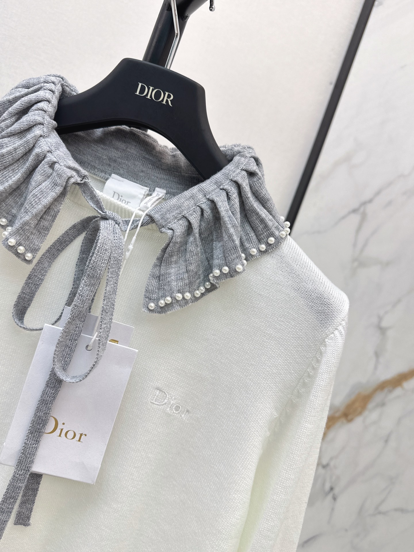 CD 26fw ruffle knit sweater