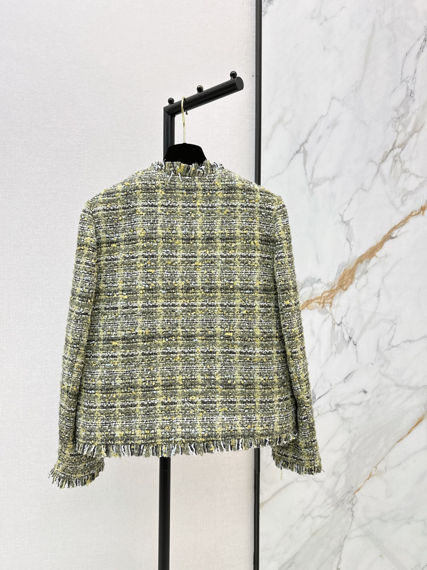 Chan 26fw fringe woven jacket