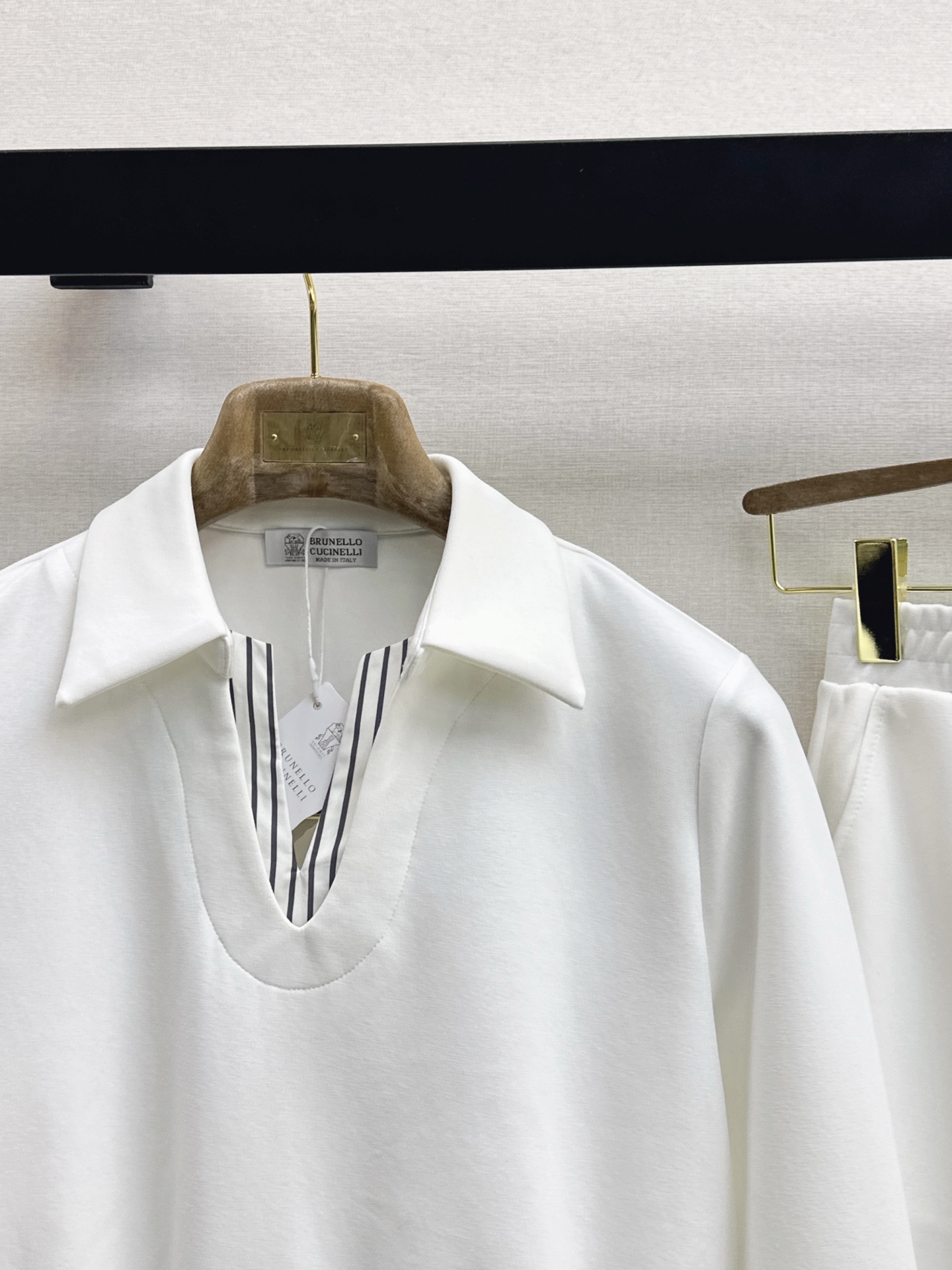 Brun 26fw contract stripe casual suit
