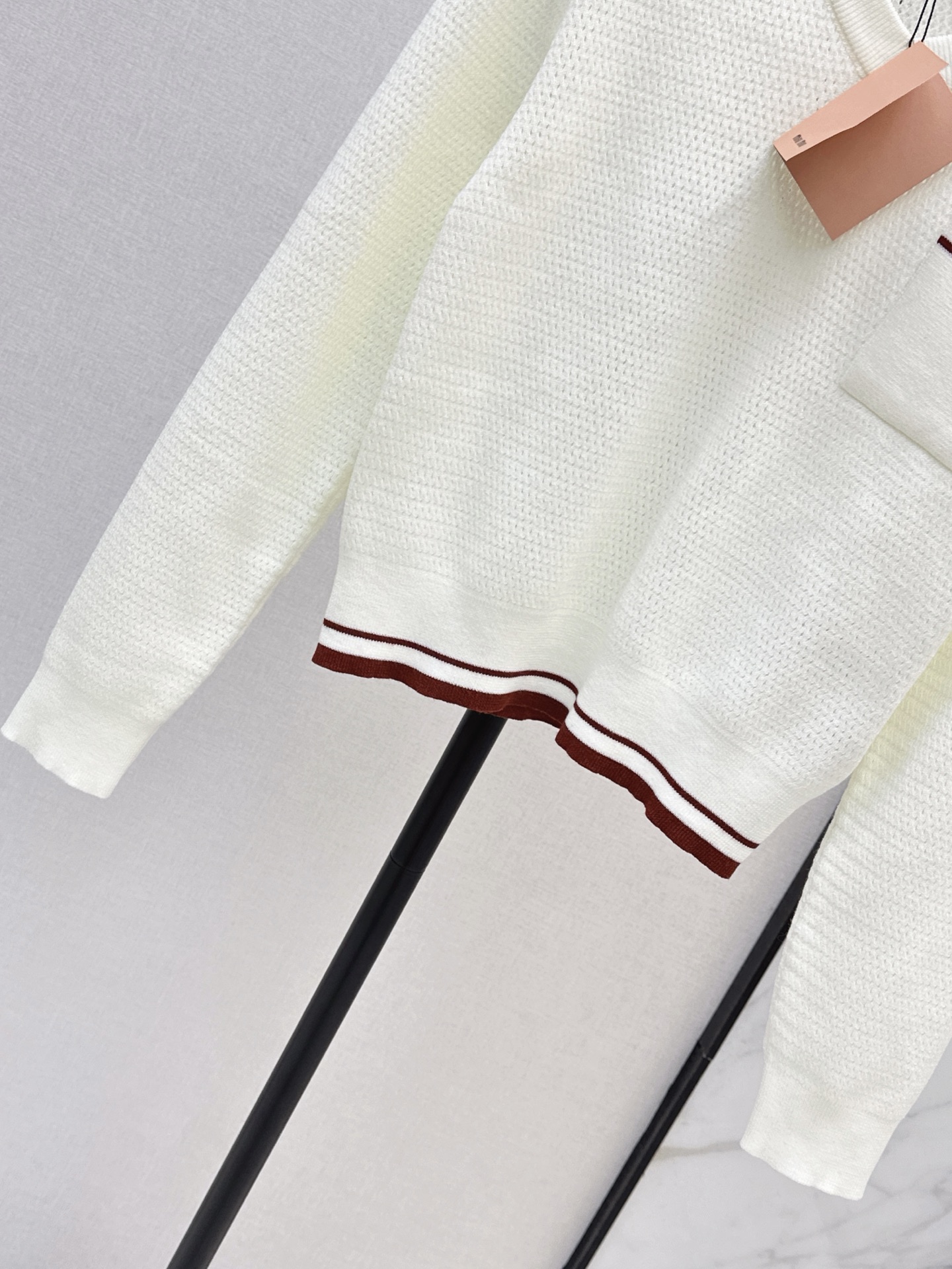 Miu 26fw polo sweater