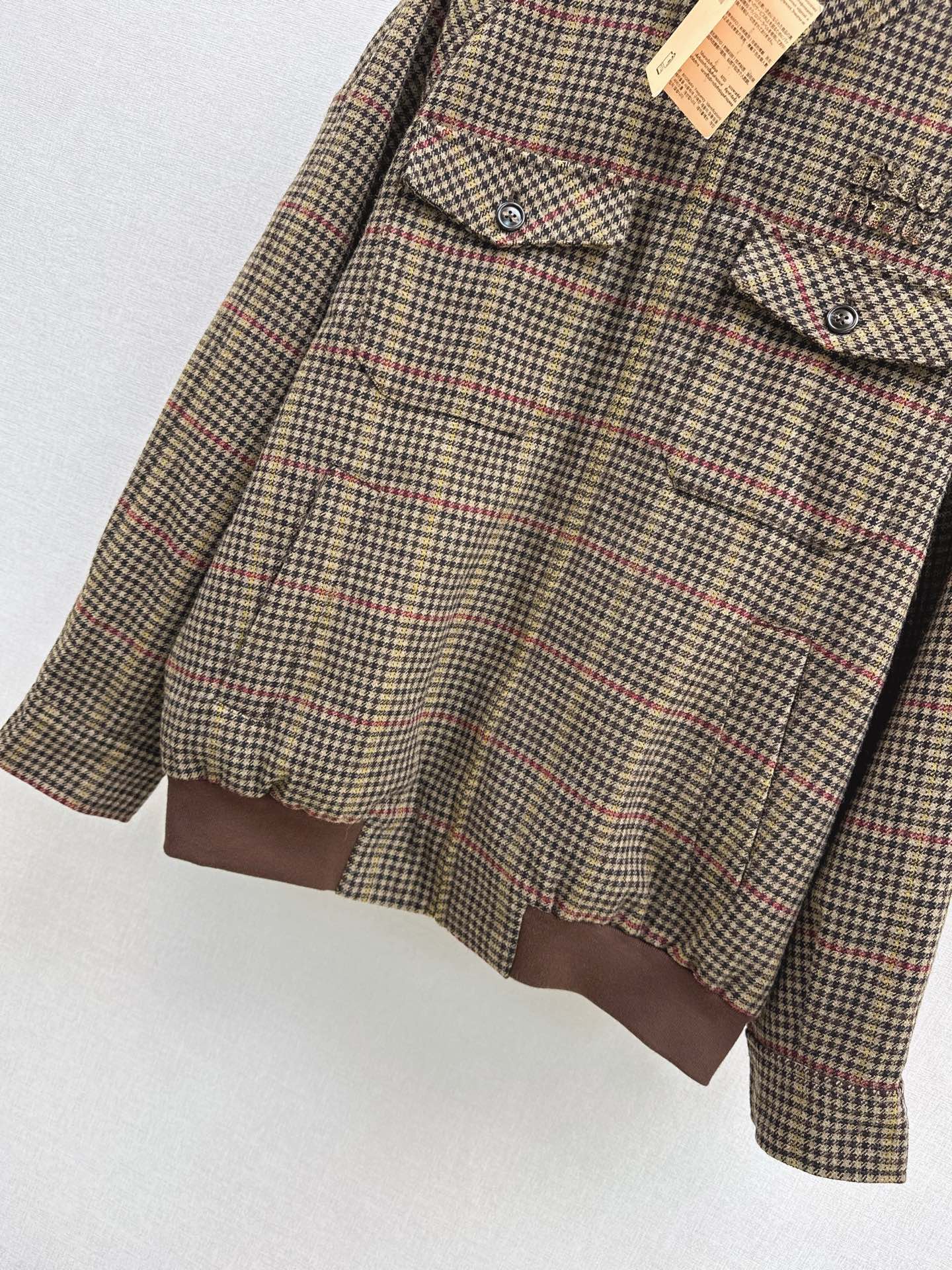 Miu 26fw houndstooth jacket