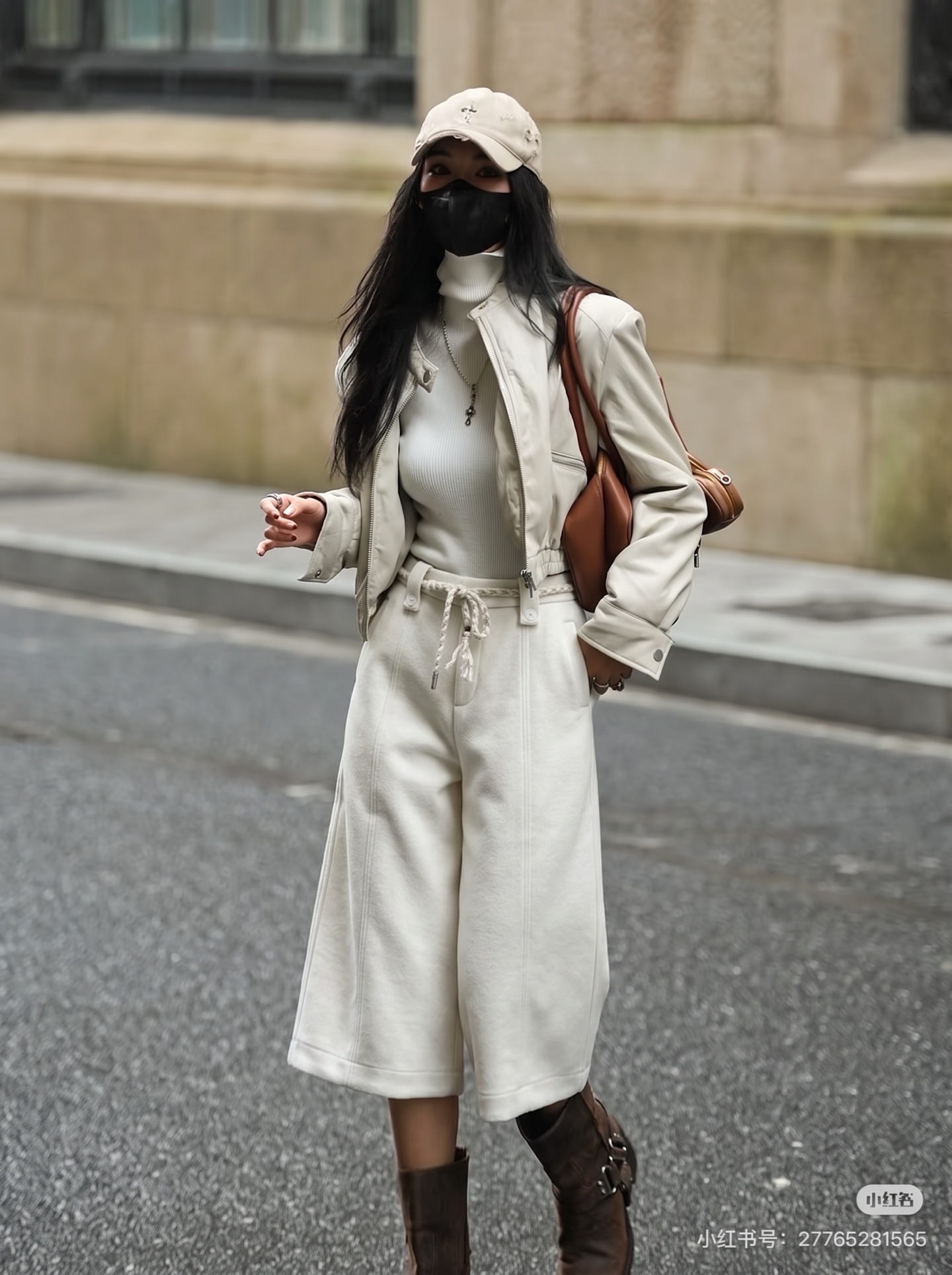 Row 26fw cropped wide-leg pants