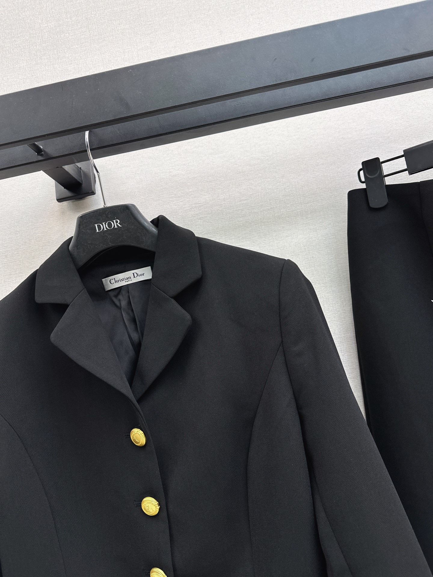 CD 26fw bee embroidery jacket A-lin skirt