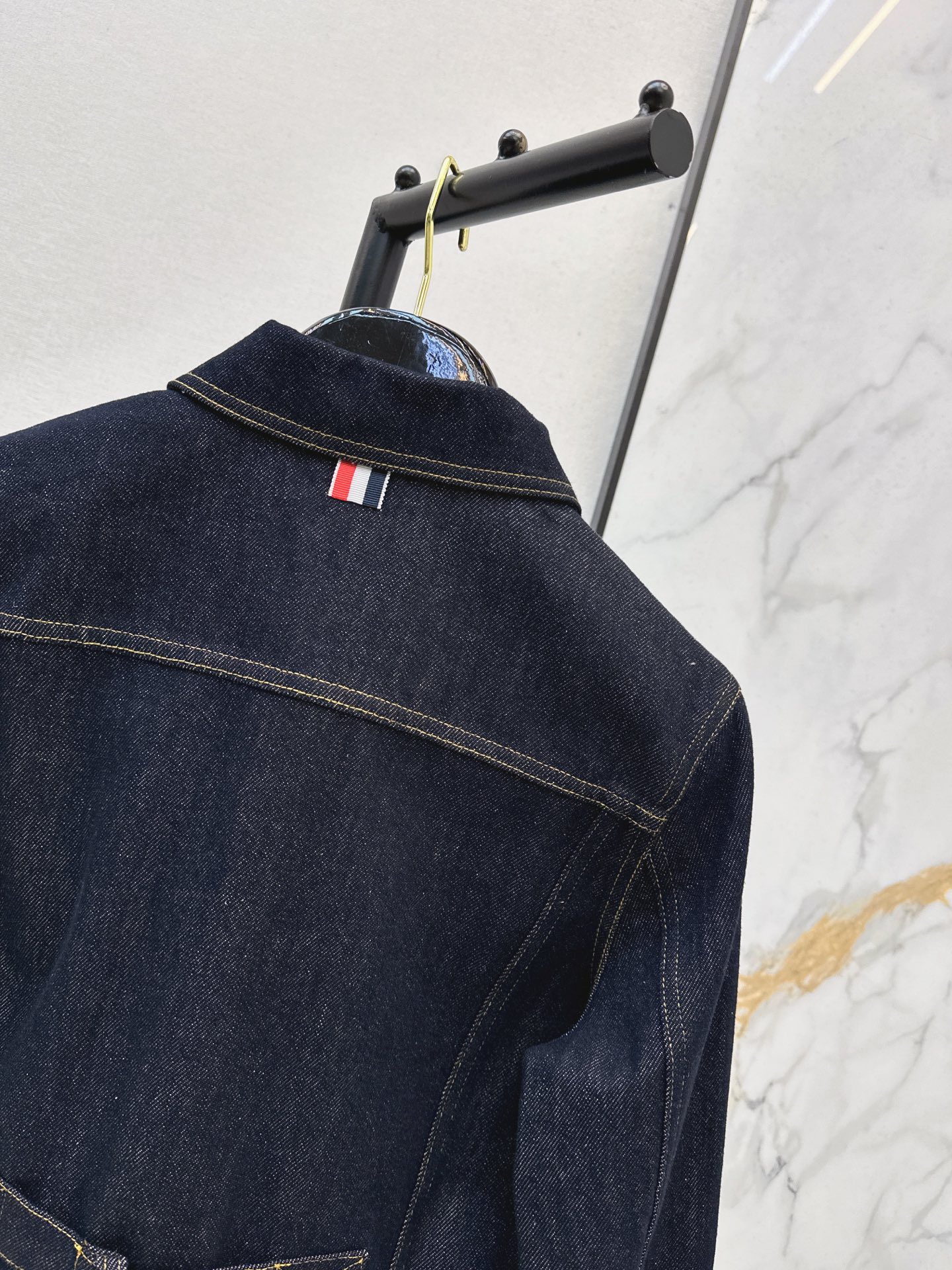 Thom 26fw cropped denim jacket