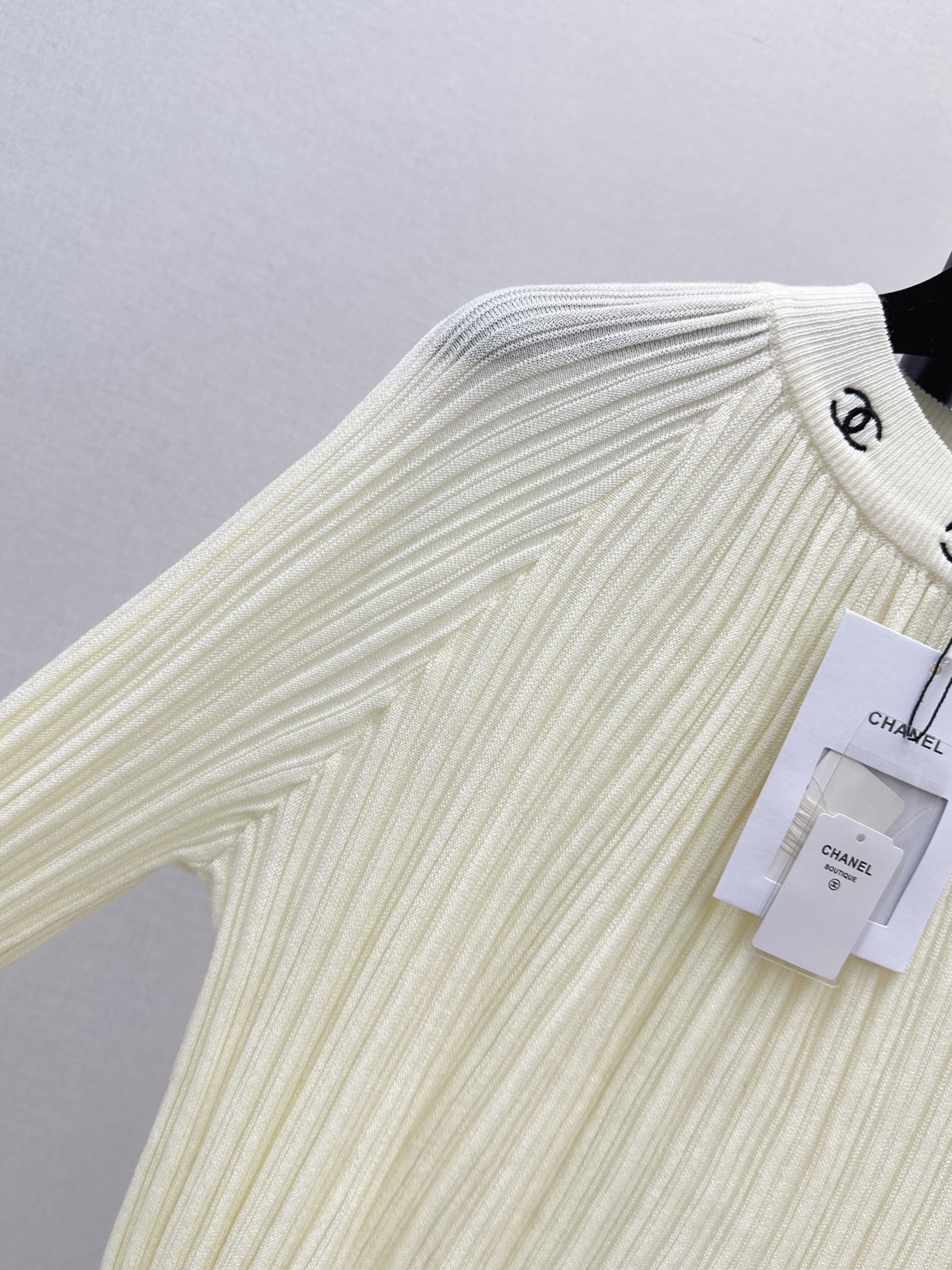 Chan 26fw ribble knit sweater