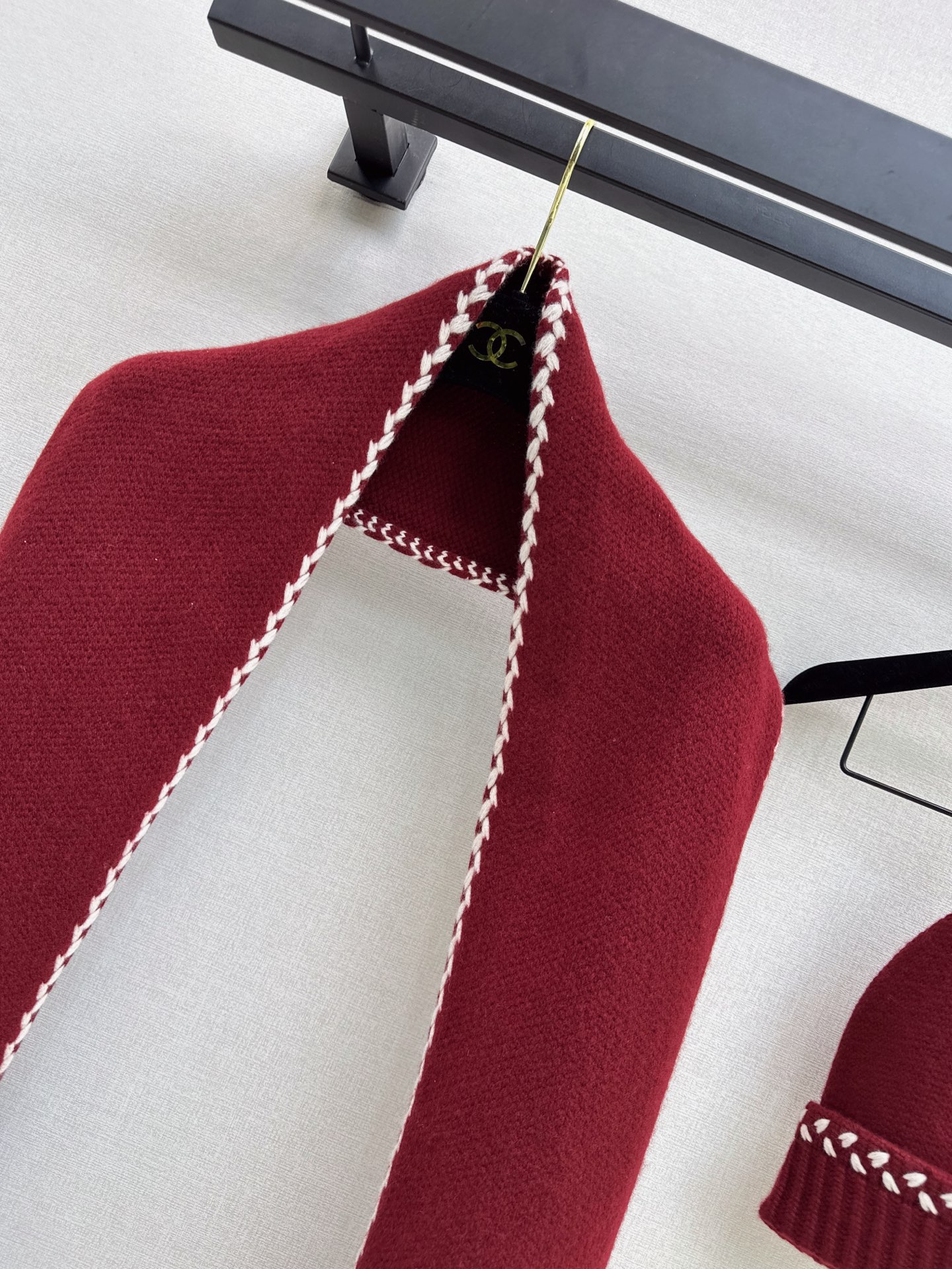 Chan 26fw knit beanie scarf sets