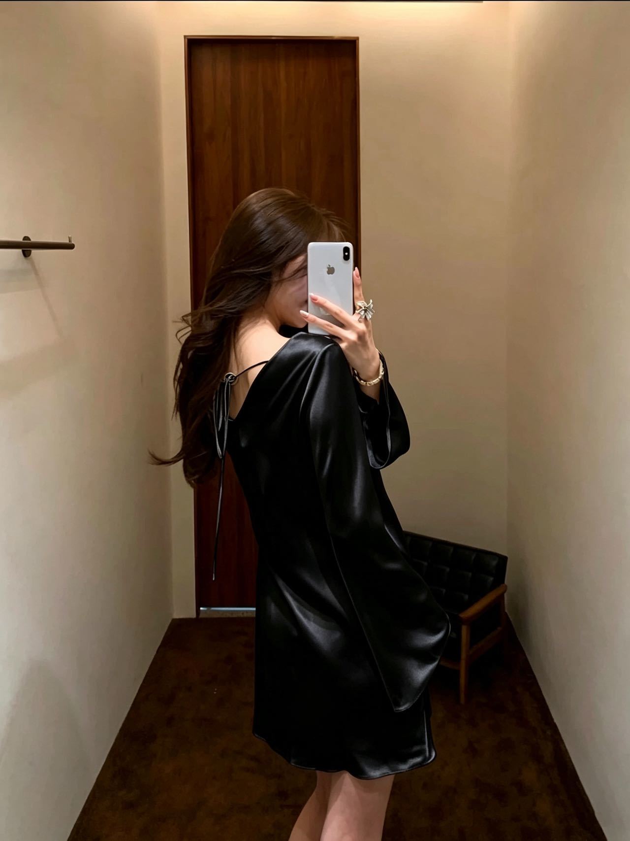 Row 26fw flare sleeve dress