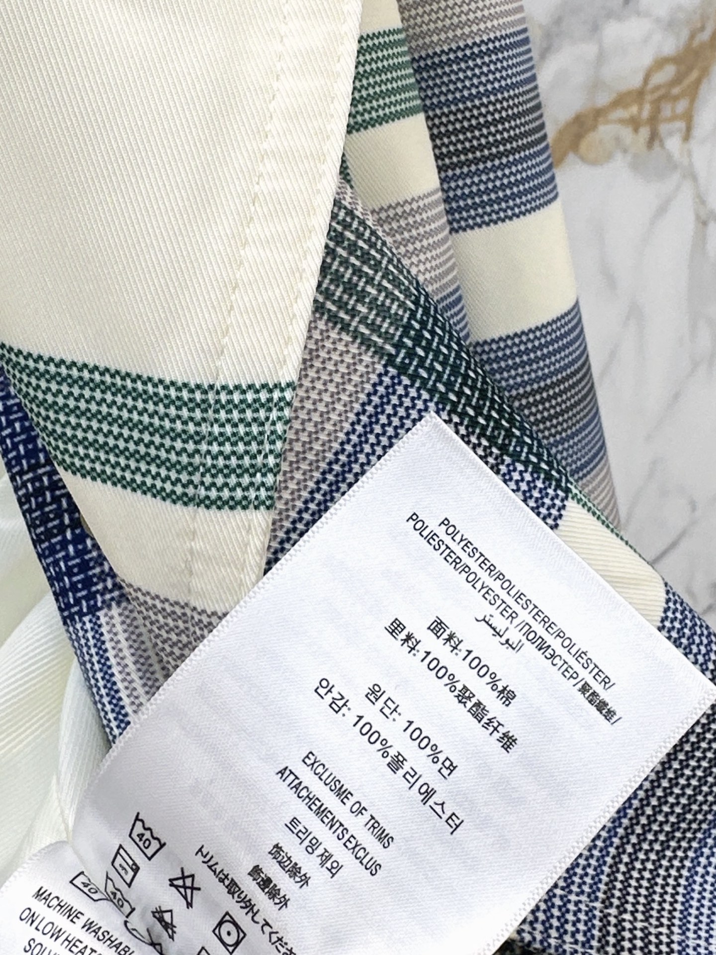 Bur 26fw check cropped trench coats