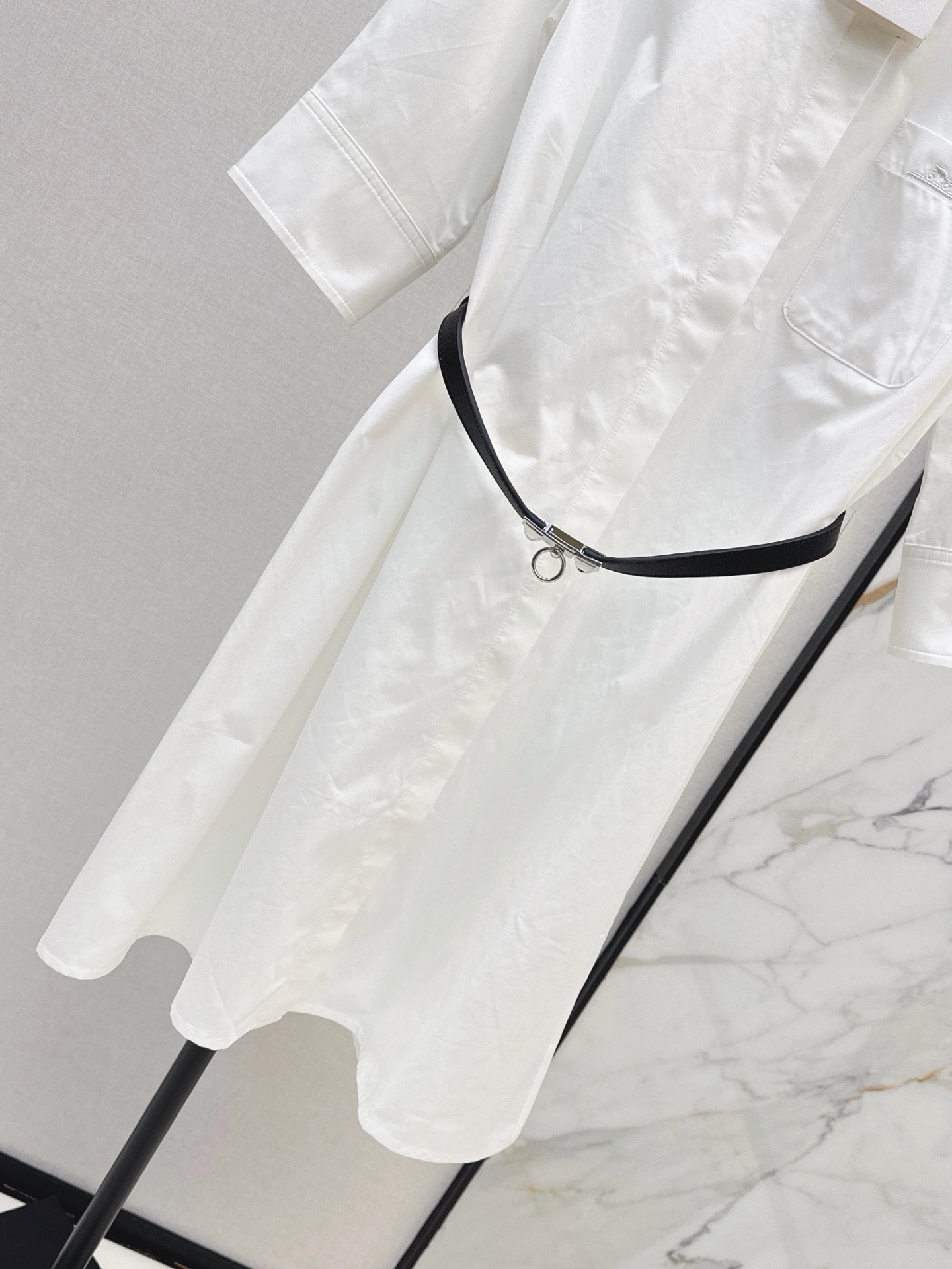 Her 26ss belted shirt dress