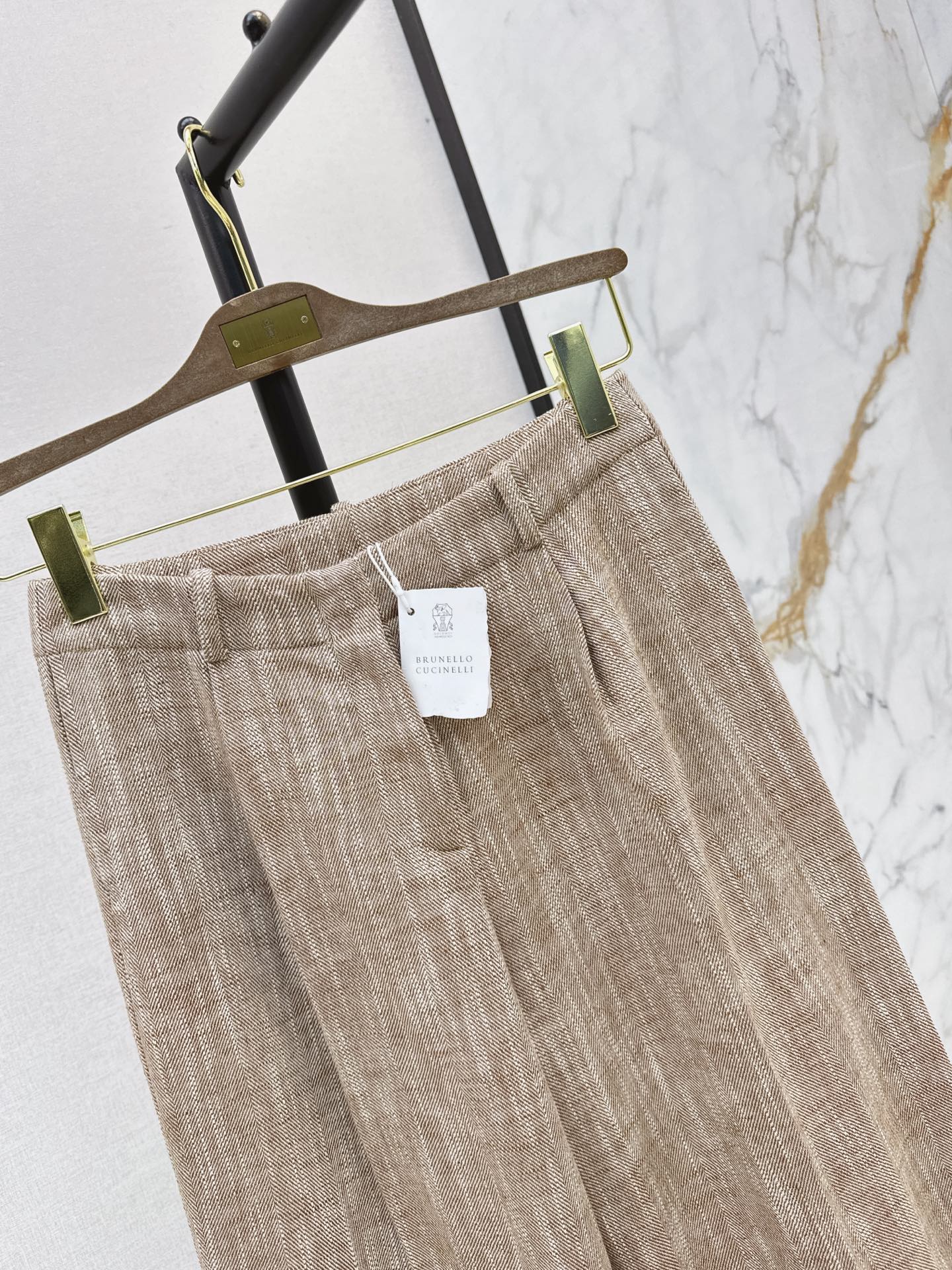Brun 26fw linen suit pants
