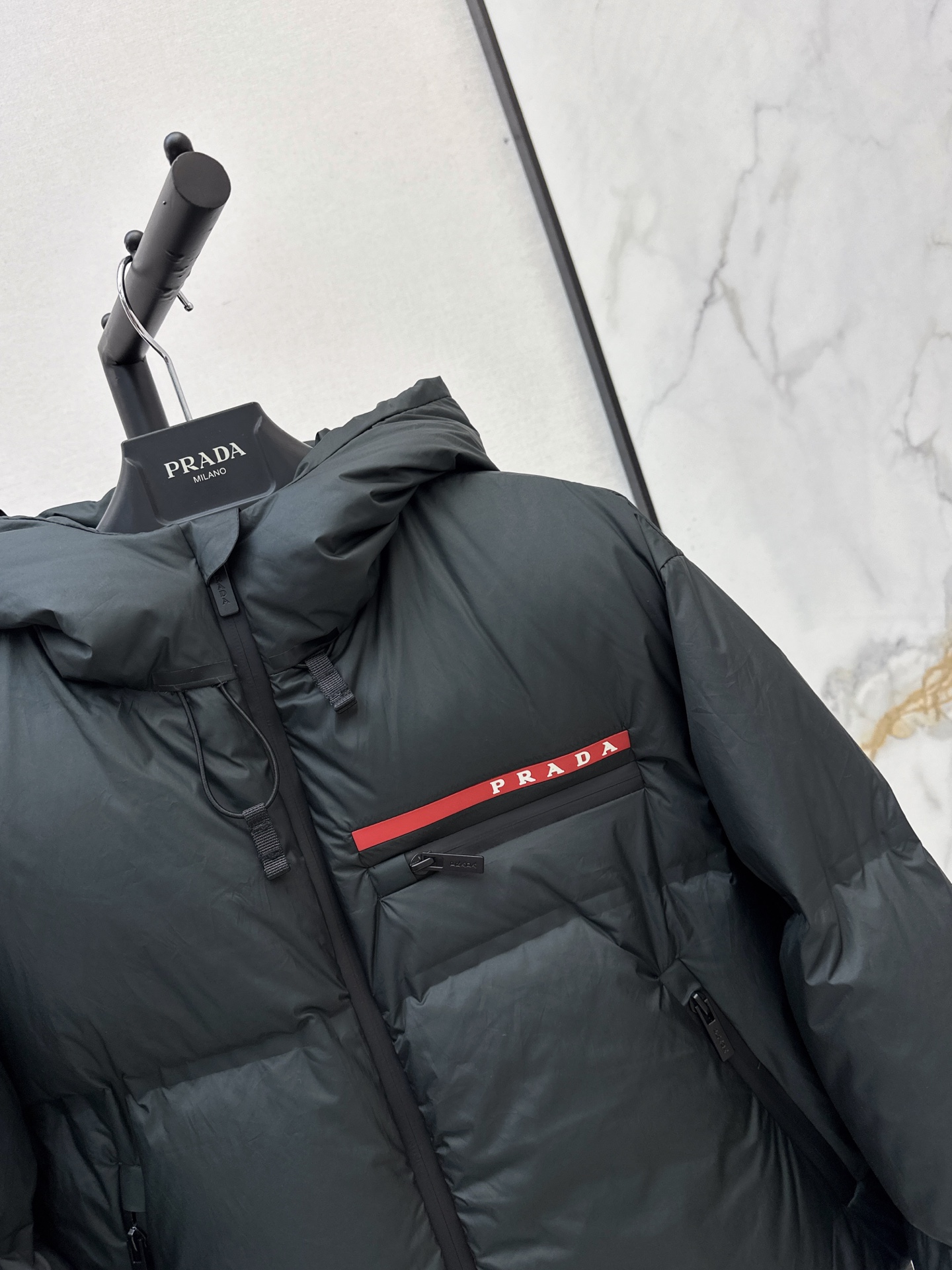 Pra 26fw hooded ski down jacket
