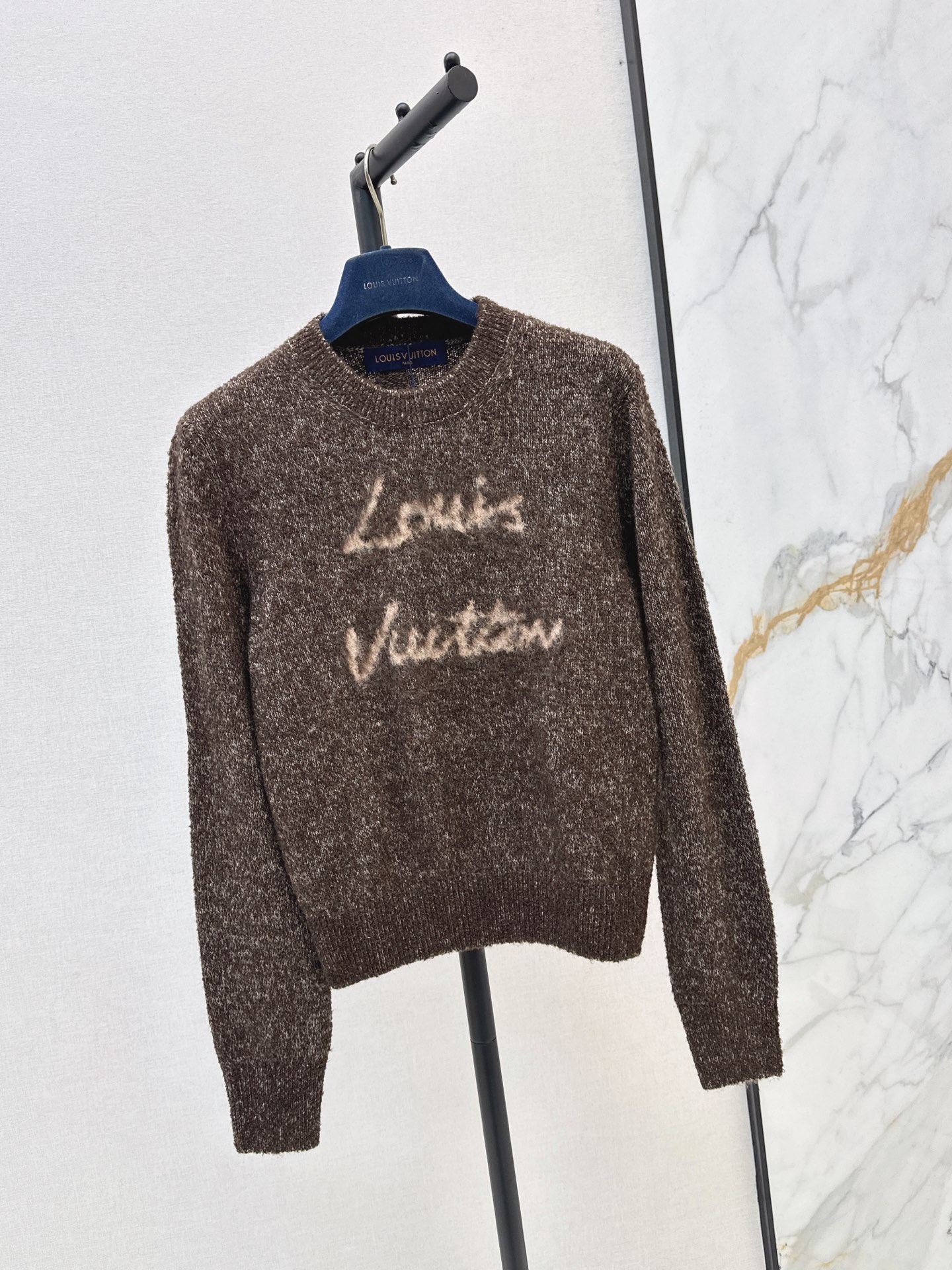 Loui 26fw intarsia knit sweater