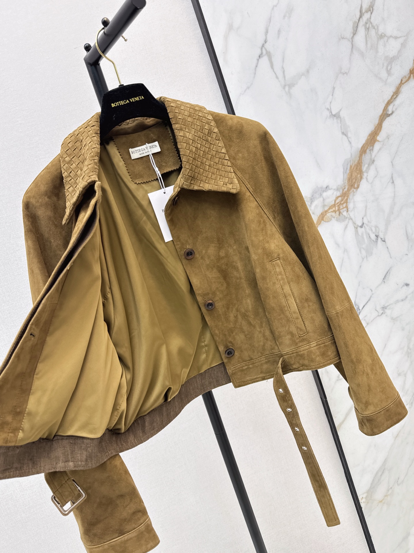 Bott 26fw suede leather jacket