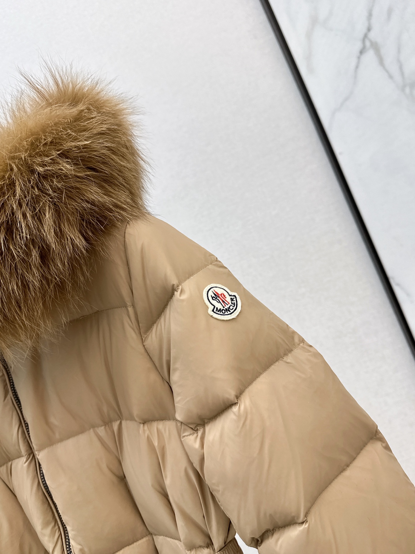 Monc 26fw hooded long down jacket