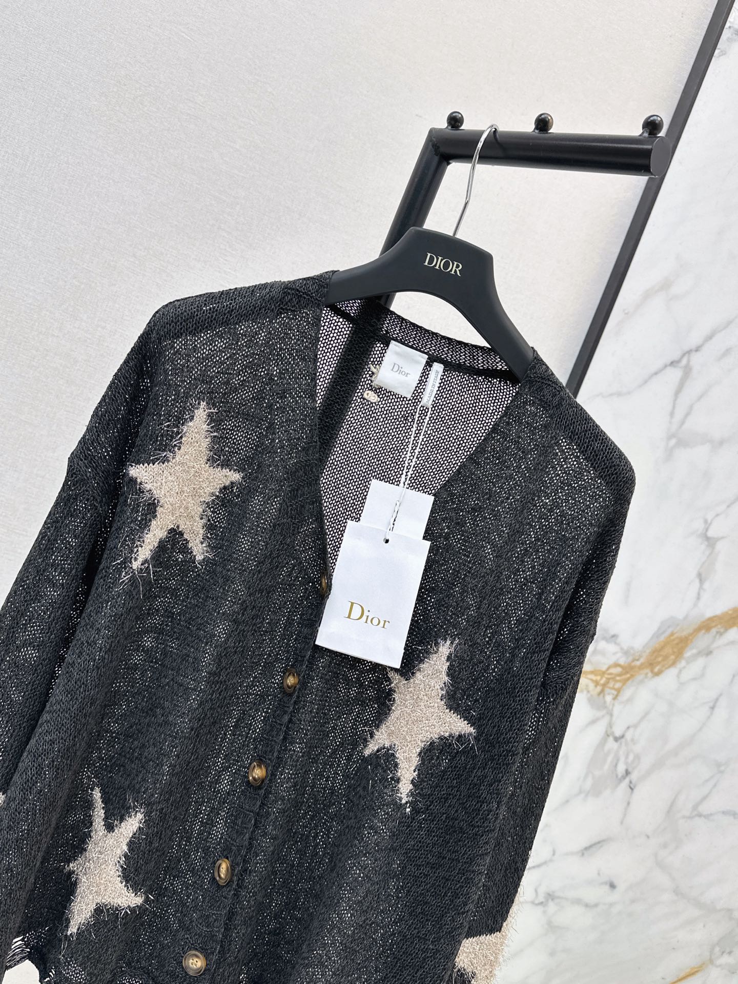 CD 26fw jacquard knit cardigan