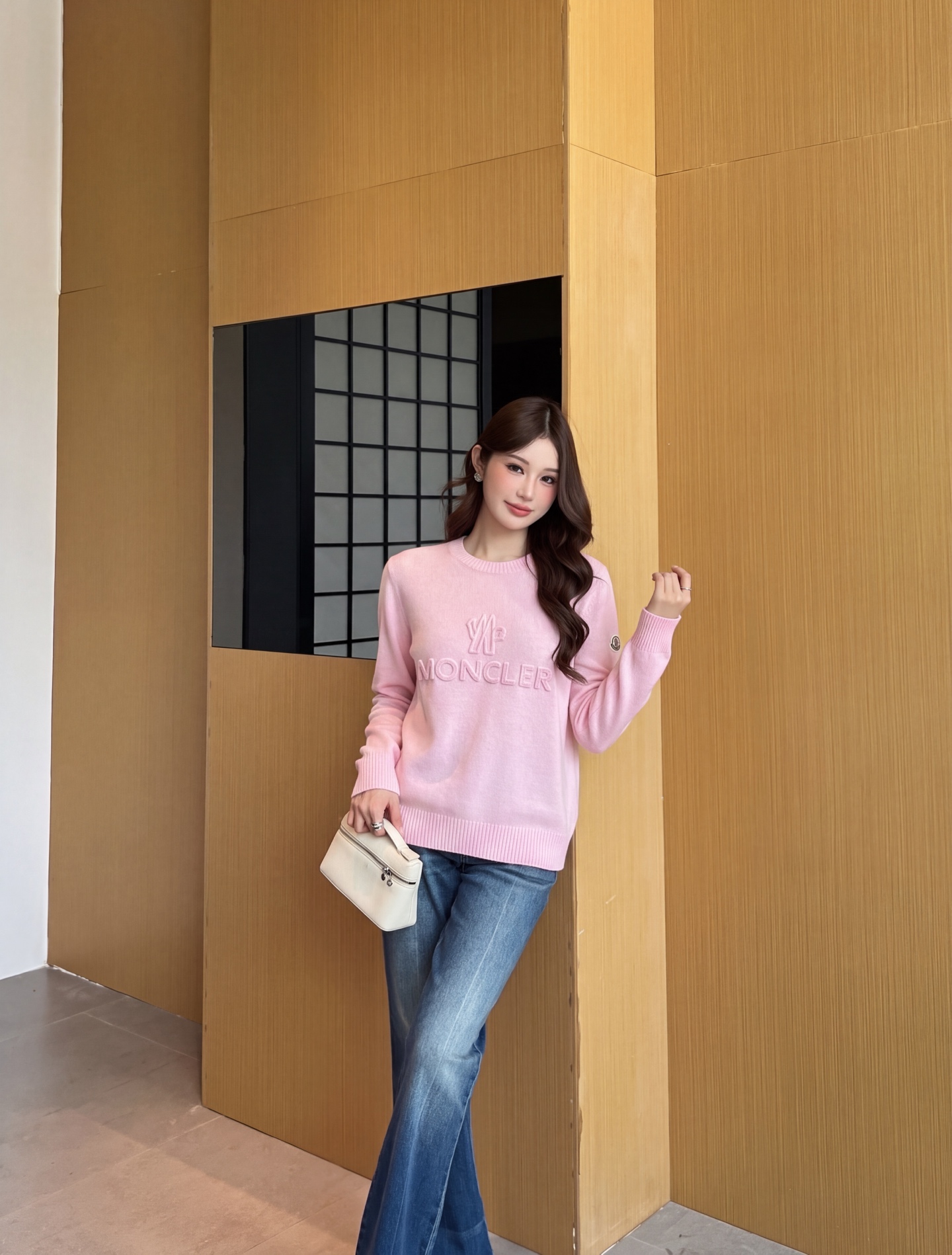 Monc 26fw embroidery knitwear