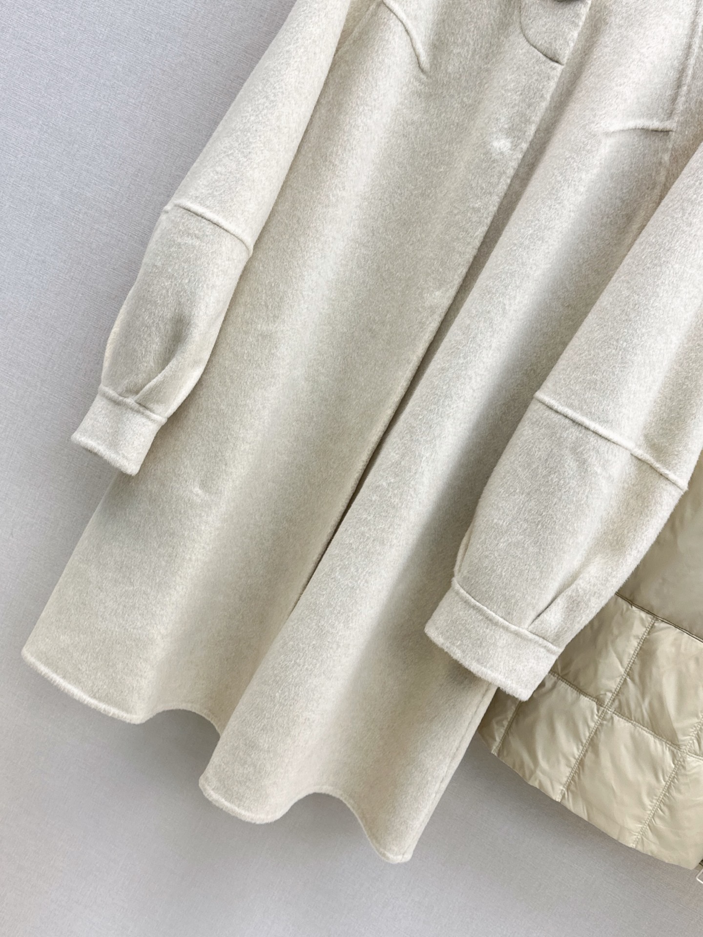 Max 26fw hooded down vest overcoats sets