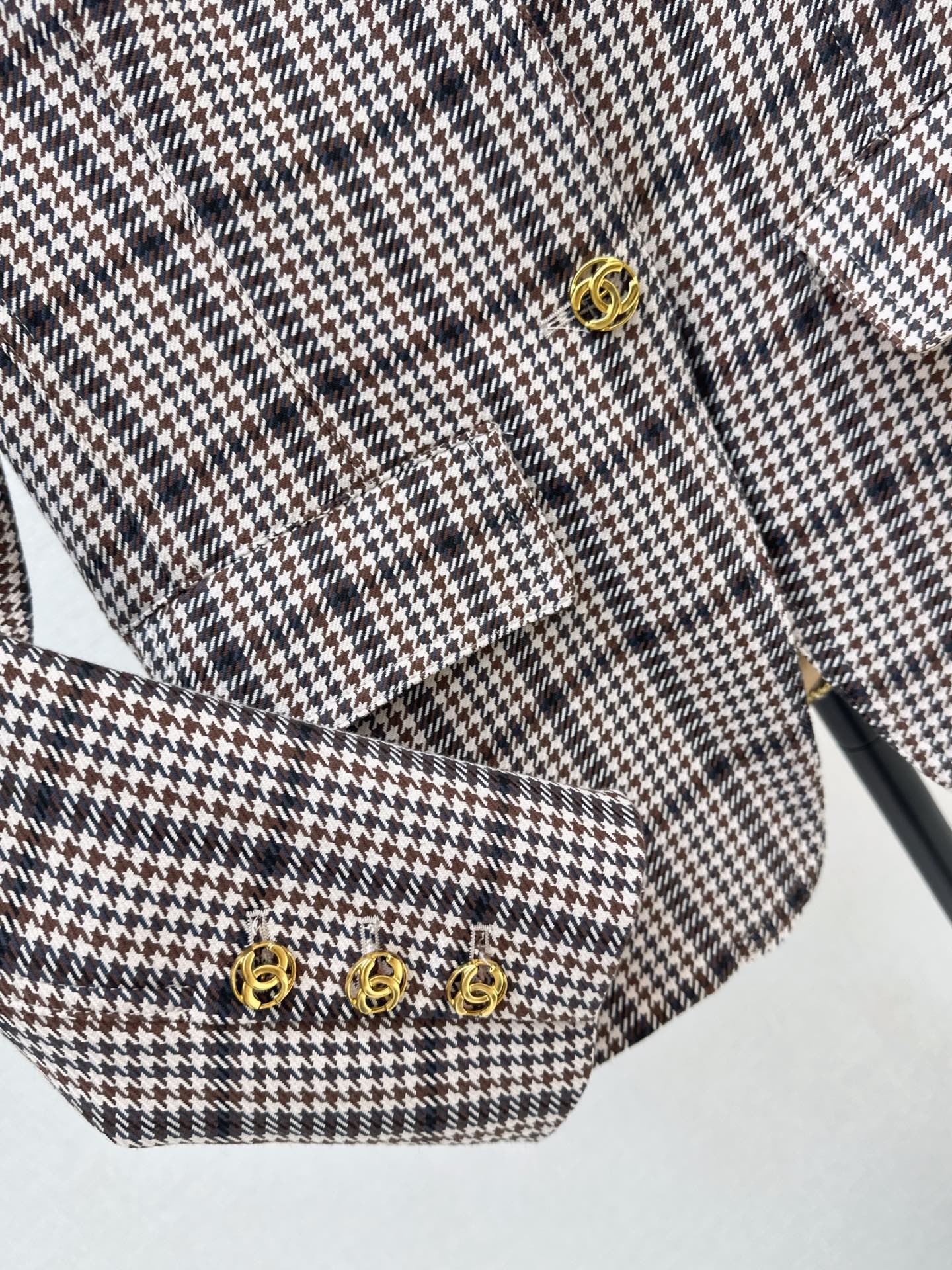 Chan 26fw check woven jacket