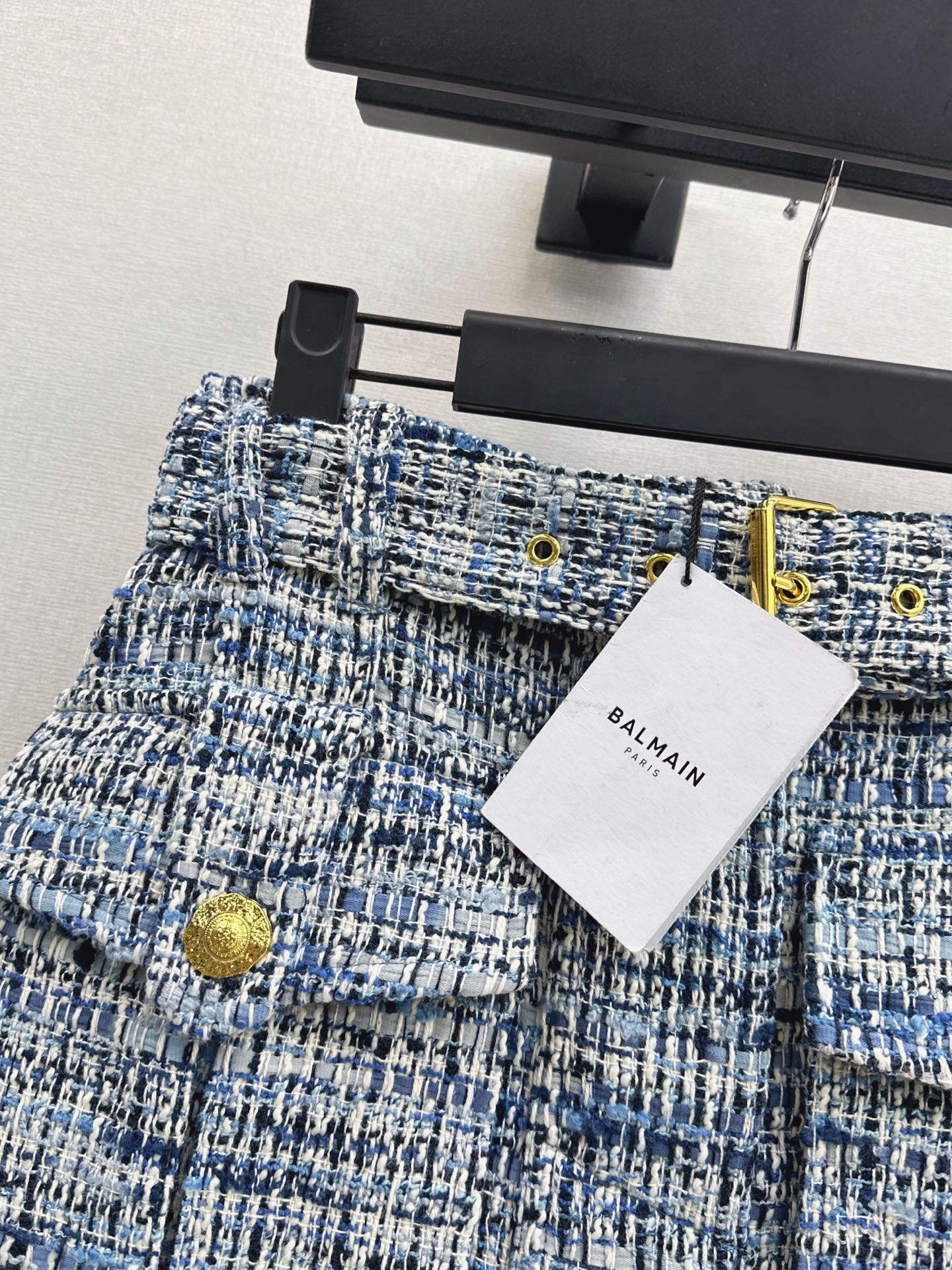 Bal 26fw woven skirt