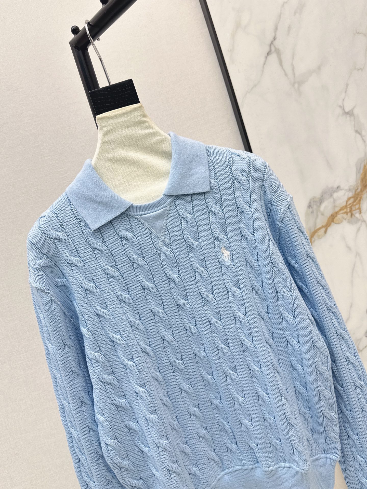 Ralp 26fw cable knit top