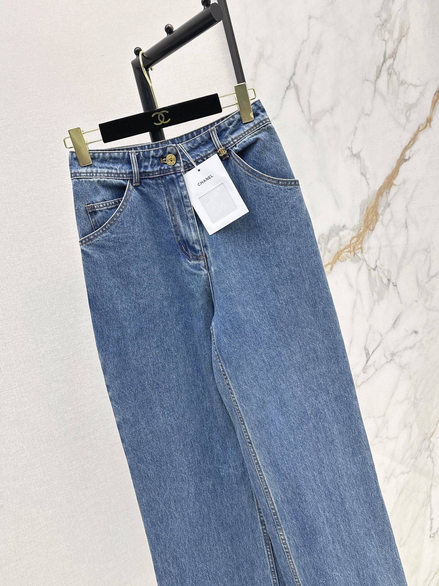 Chan 26fw straight-leg jeans