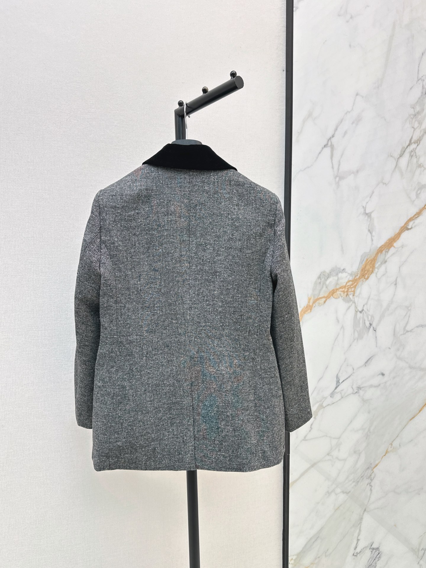 CD 26fw velvet trim blazer