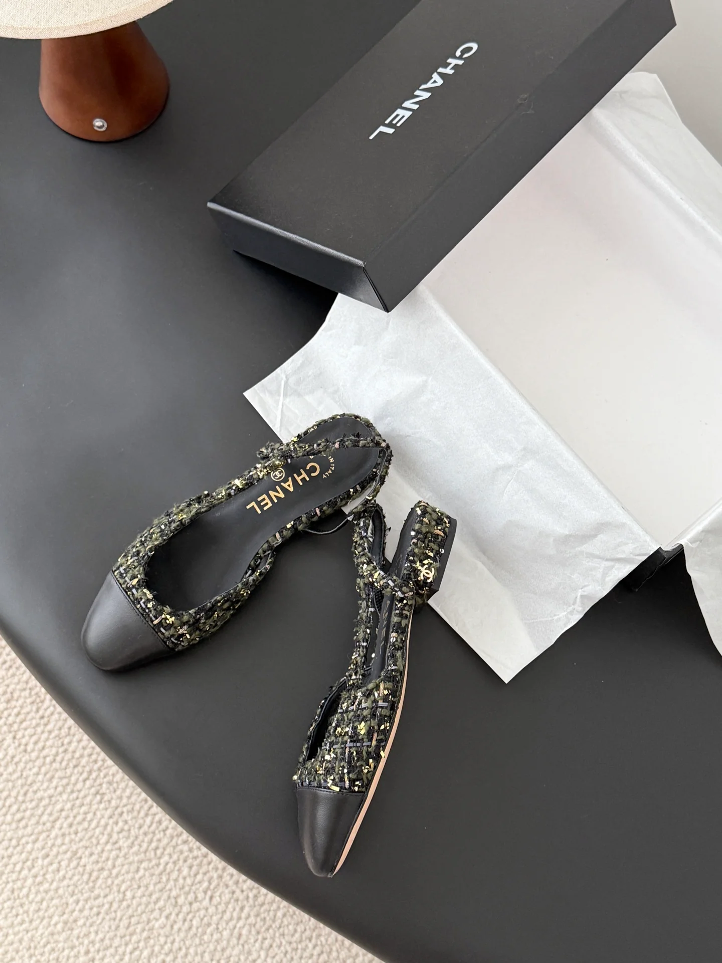 Chan 25fw slingback sandals