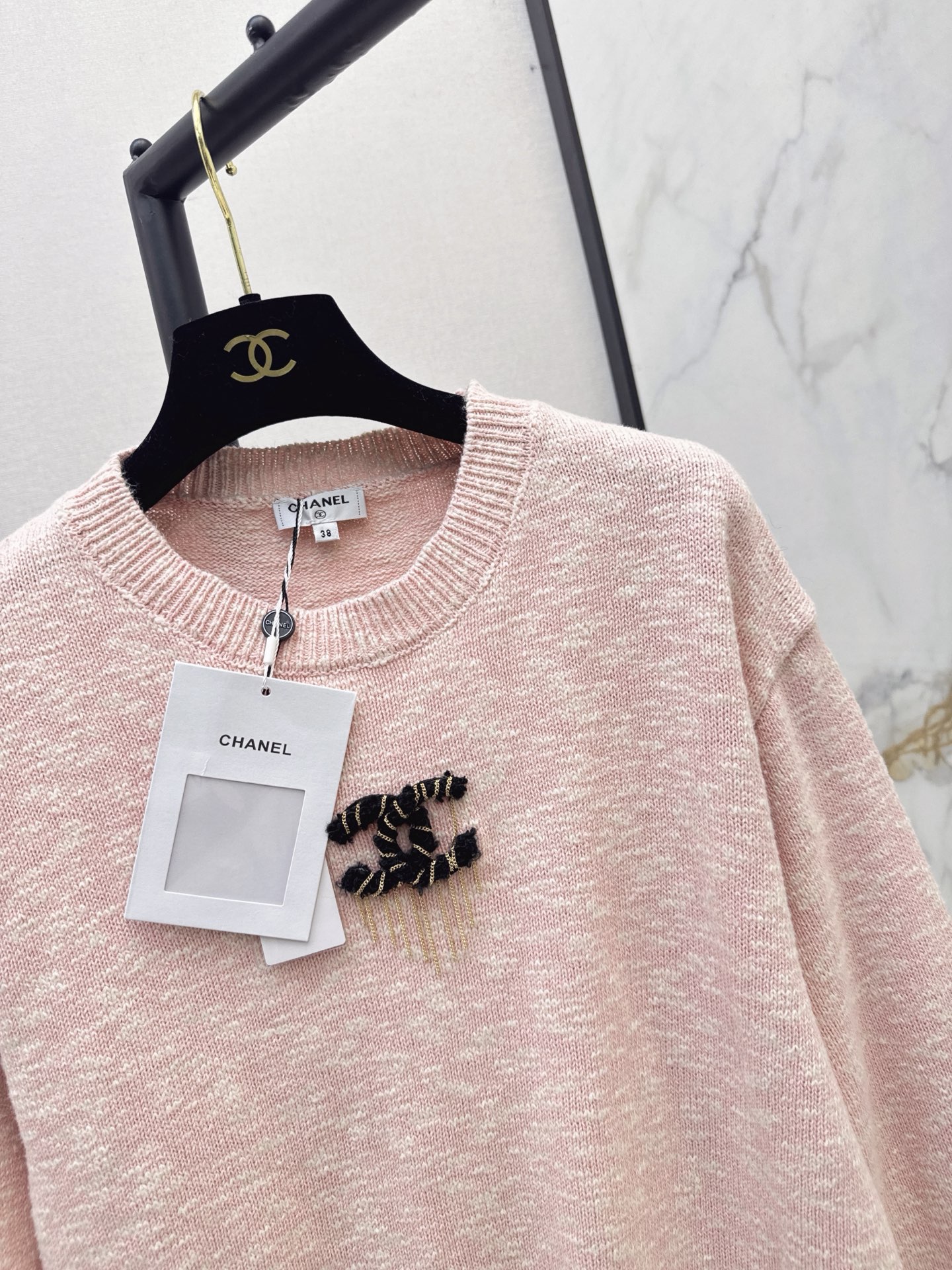 Chan 26fw embroidery sweater