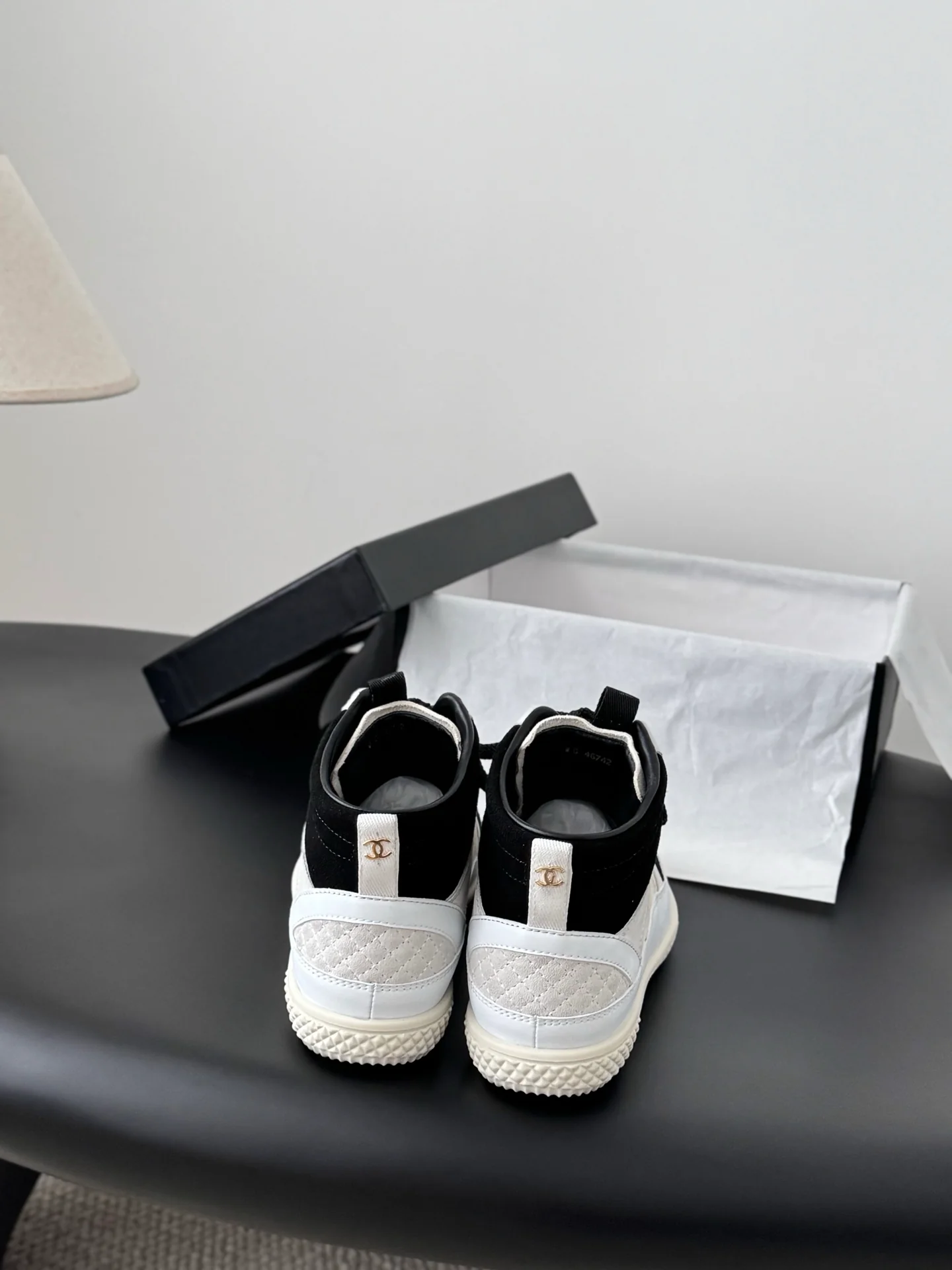 Chan 25fw sneaker with high tops