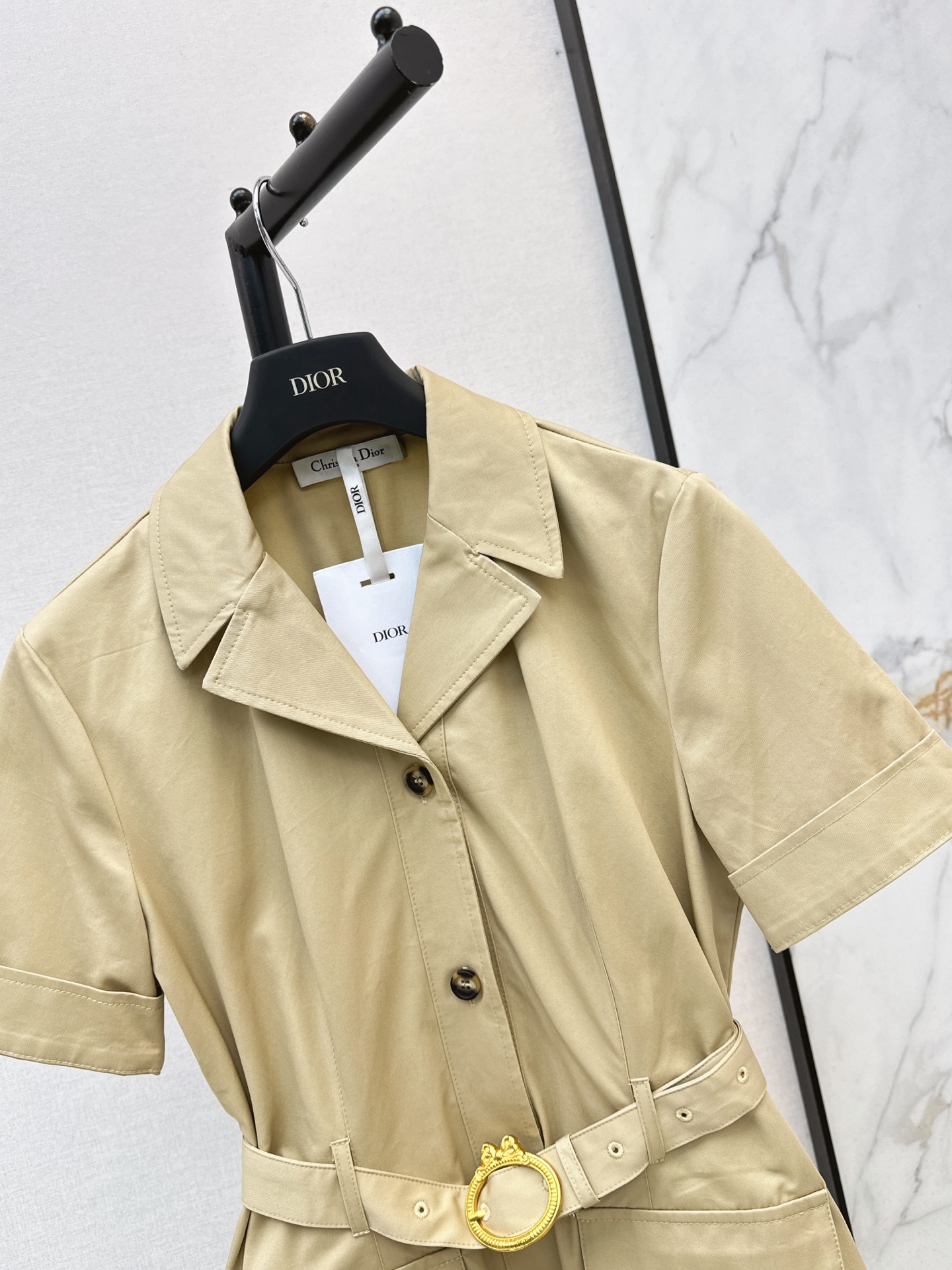 CD 26fw belted shirt dress