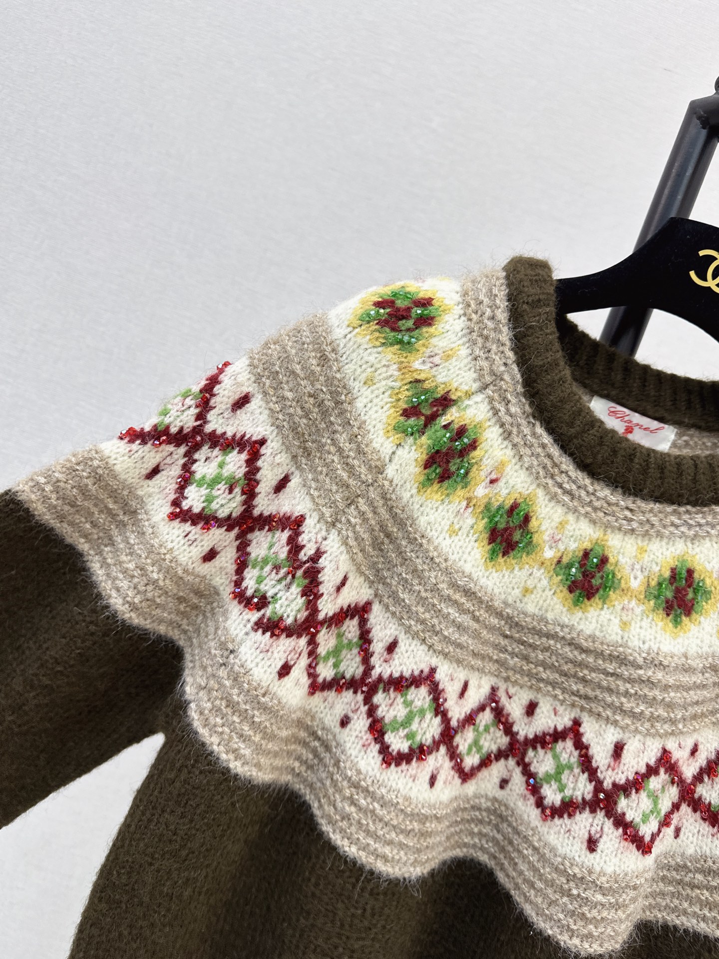 Chan 26fw jacquard sweater