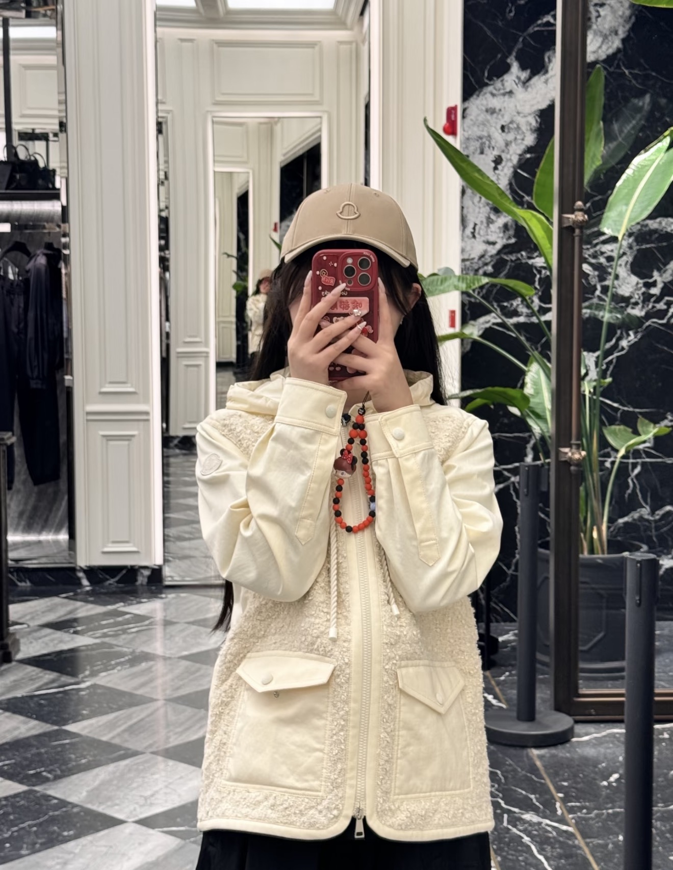Monc 26fw drawstring hooded trench coats