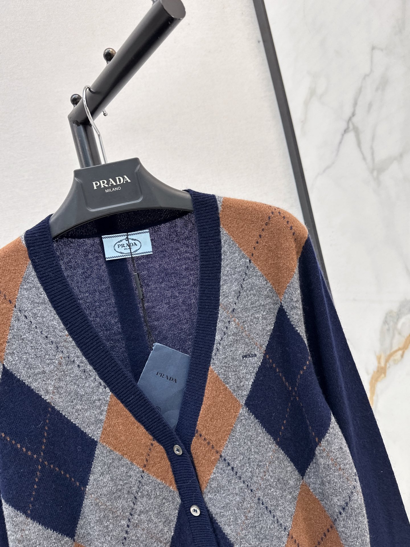 Pra 26fw knit cardigan