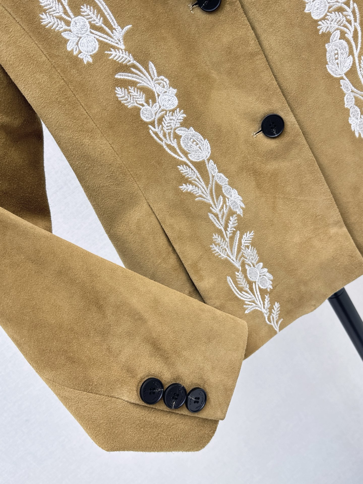CD 26fw suede fleece embroidery blazer