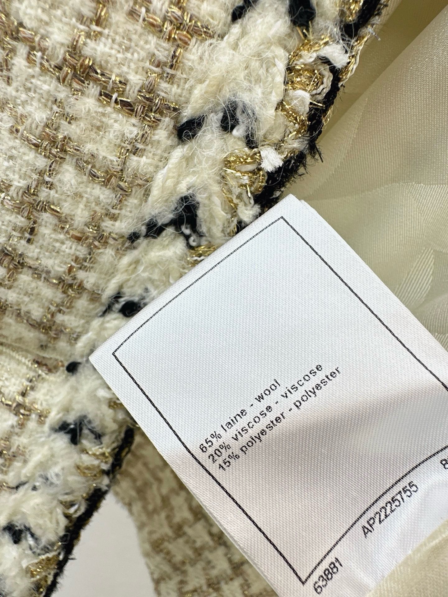 Chan 26fw woven tweed vest